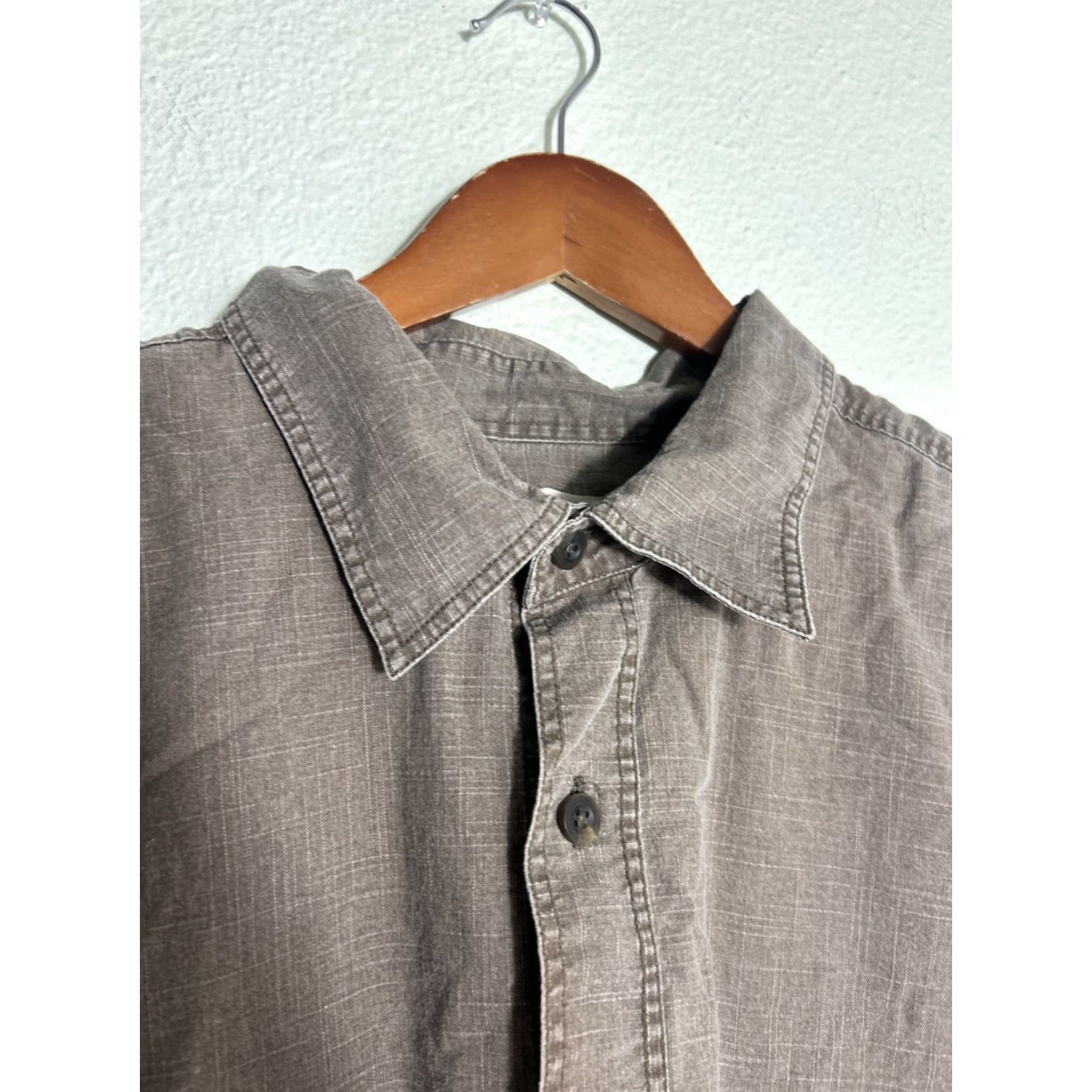 High Sierra VINTAGE High Sierra Mens XXL Short Sleeve Brown Cotton Shirt Size US XXL / EU 58 / 5 - 4 Thumbnail