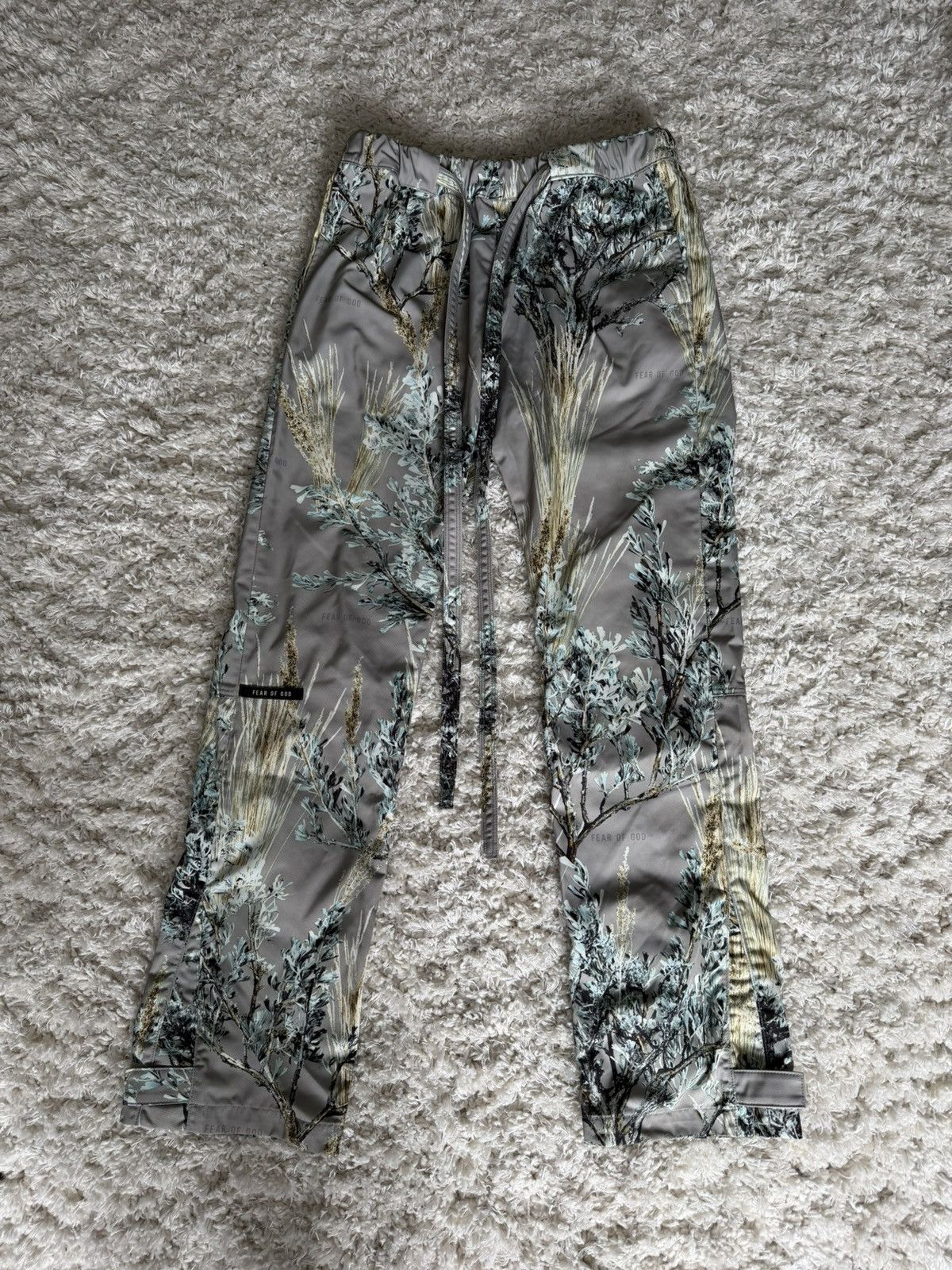 Fear of God Prairie Ghost Camo Baggy Nylon Pants Size US 30 / EU 46 - 1 Thumbnail