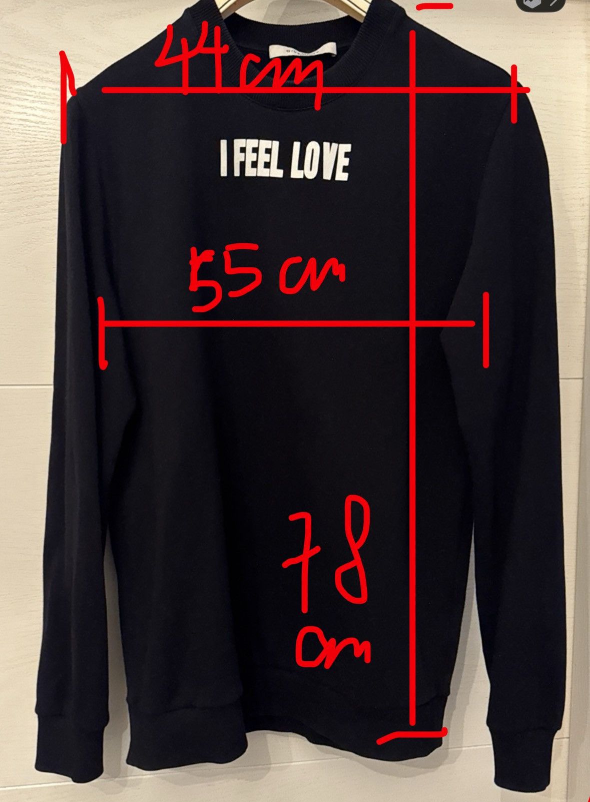 Givenchy Givenchy I feel love men OS sweater Size US S / EU 44-46 / 1 - 8 Thumbnail