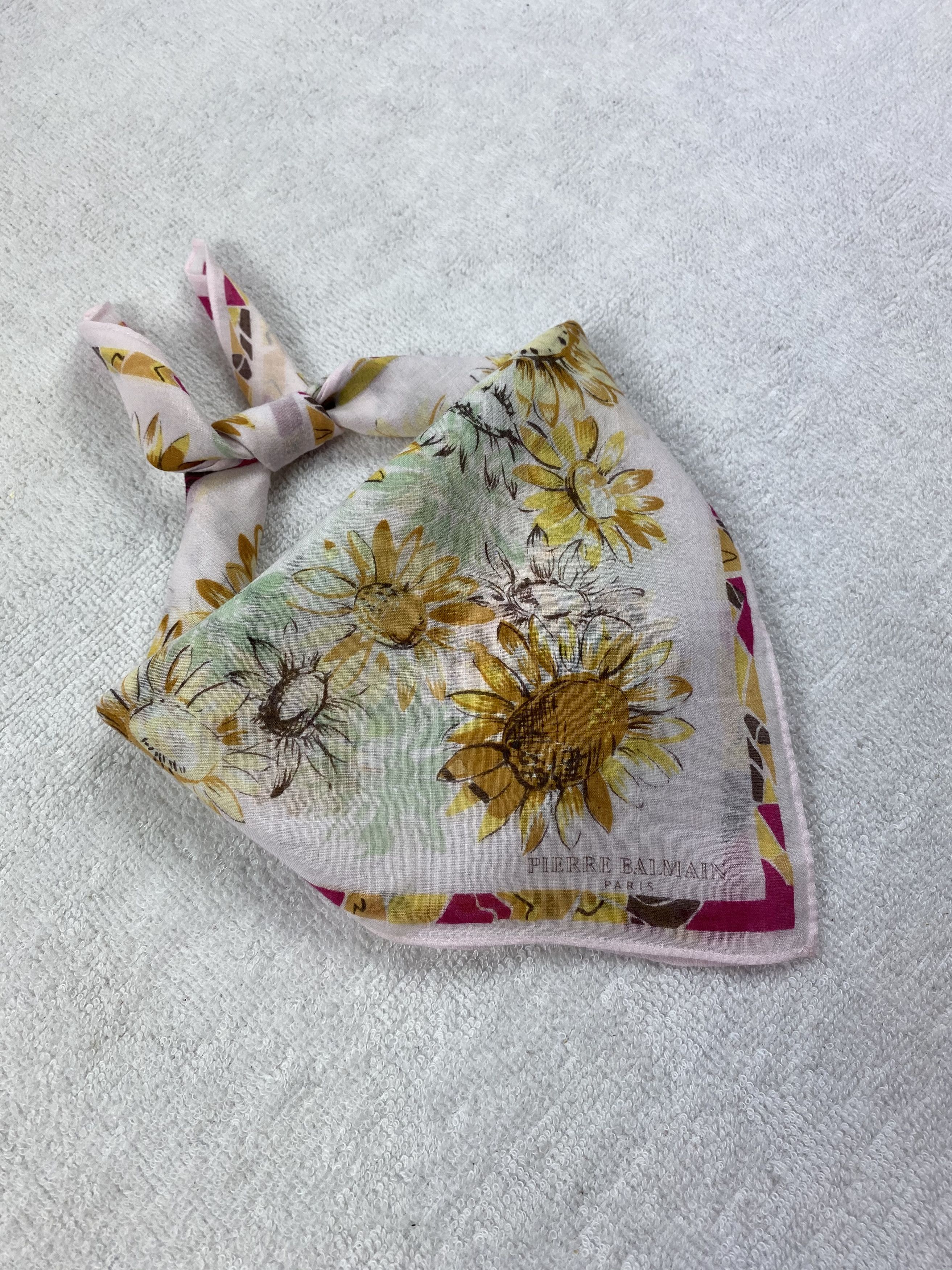 Pierre Balmain × Vintage Pierre Balmain Handkerchief / Bandana / Neckerchief Size ONE SIZE - 1 Thumbnail
