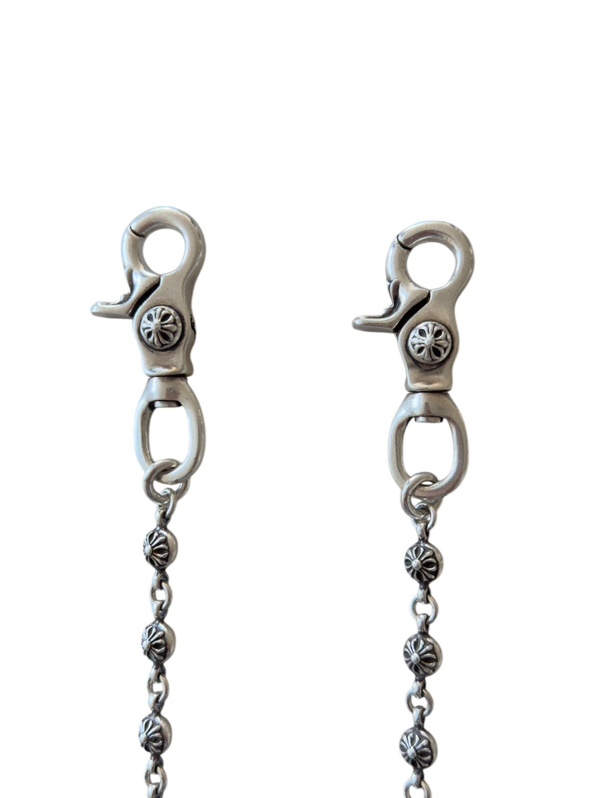 Chrome Hearts Chrome Hearts Cross Ball 26” Inch Double Clasp Wallet Chain Size ONE SIZE - 2 Thumbnail