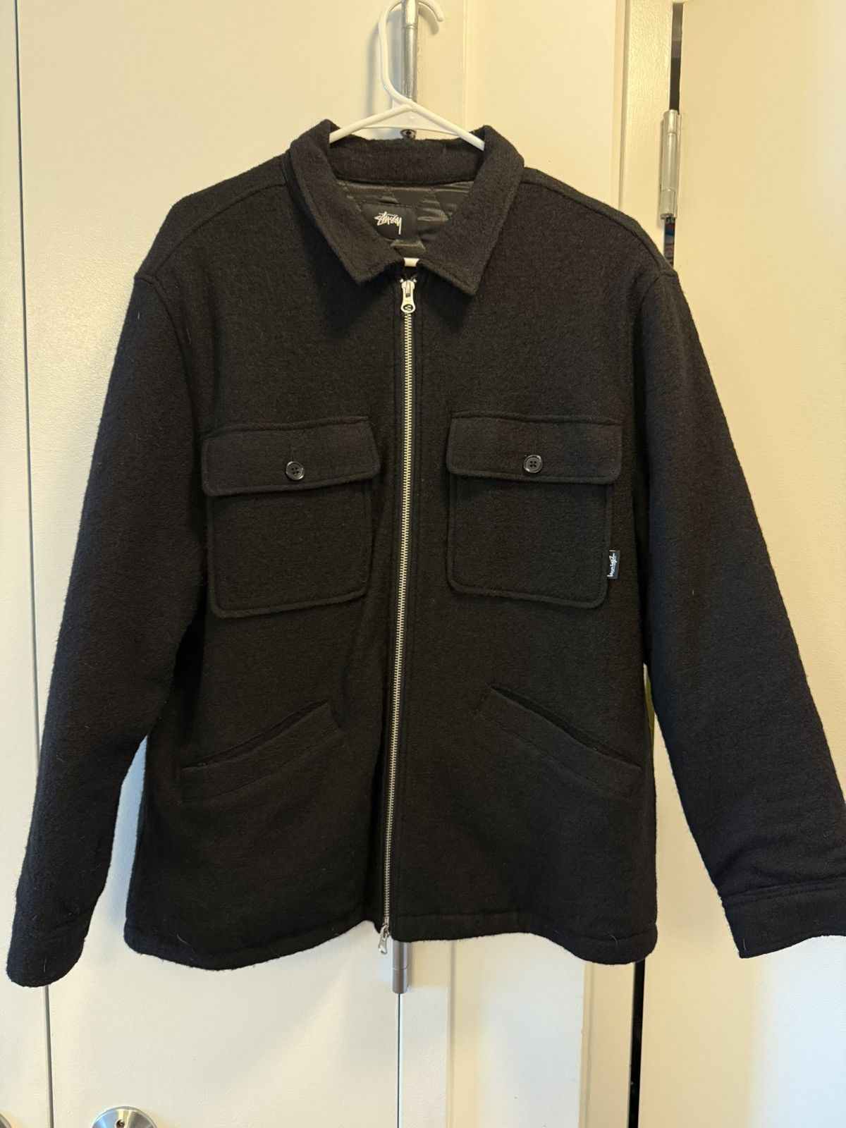 ジャケット・アウター stussy patta Boiled Wool Overshirt Stussy Patta Boiled Wool Overshirt Patta × Stussy STÜSSY X PATTA