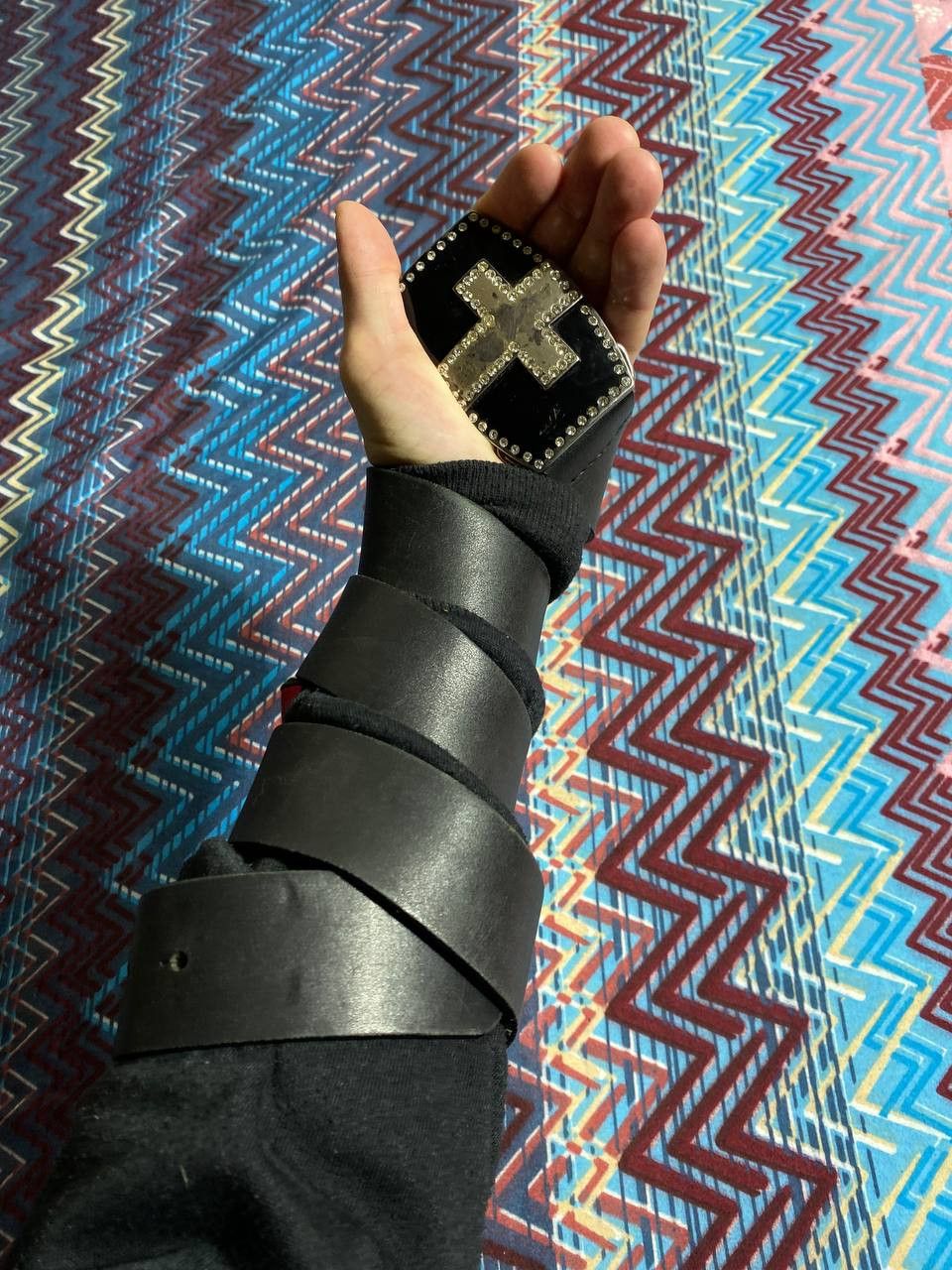 Vintage AVANT-GARDE LEATHER BELT RARE Size ONE SIZE - 12 Thumbnail