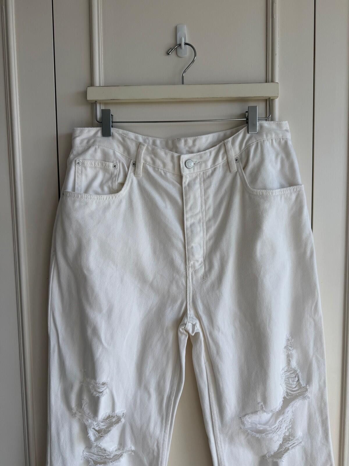 Ksubi new ksubi womens denim jeans brooklyn blanc sliced white 32 Size 32" / US 10 / IT 46 - 3 Thumbnail