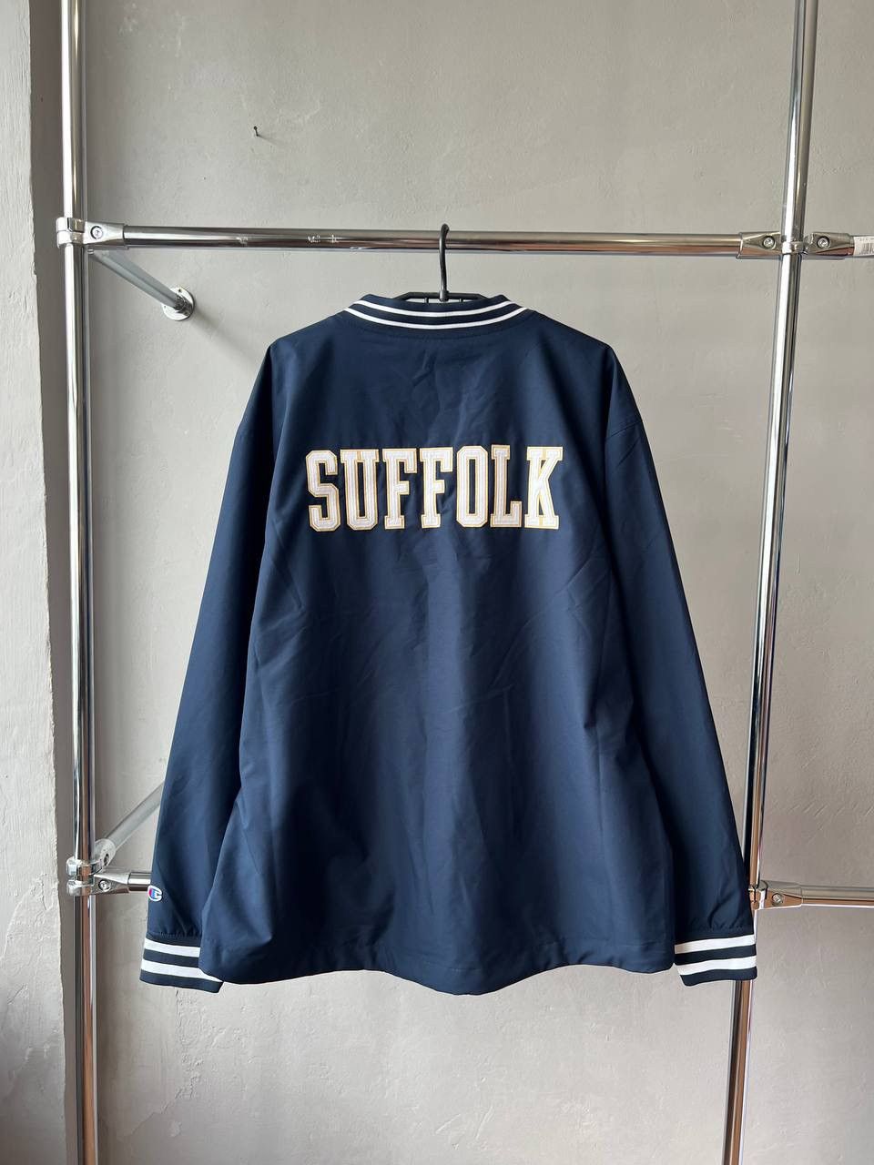 Vintage SUFFOLK RAMS USA VINTAGE CHAMPION NAVY MENS JACKET RARE SZ L Size US L / EU 52-54 / 3 - 9 Thumbnail