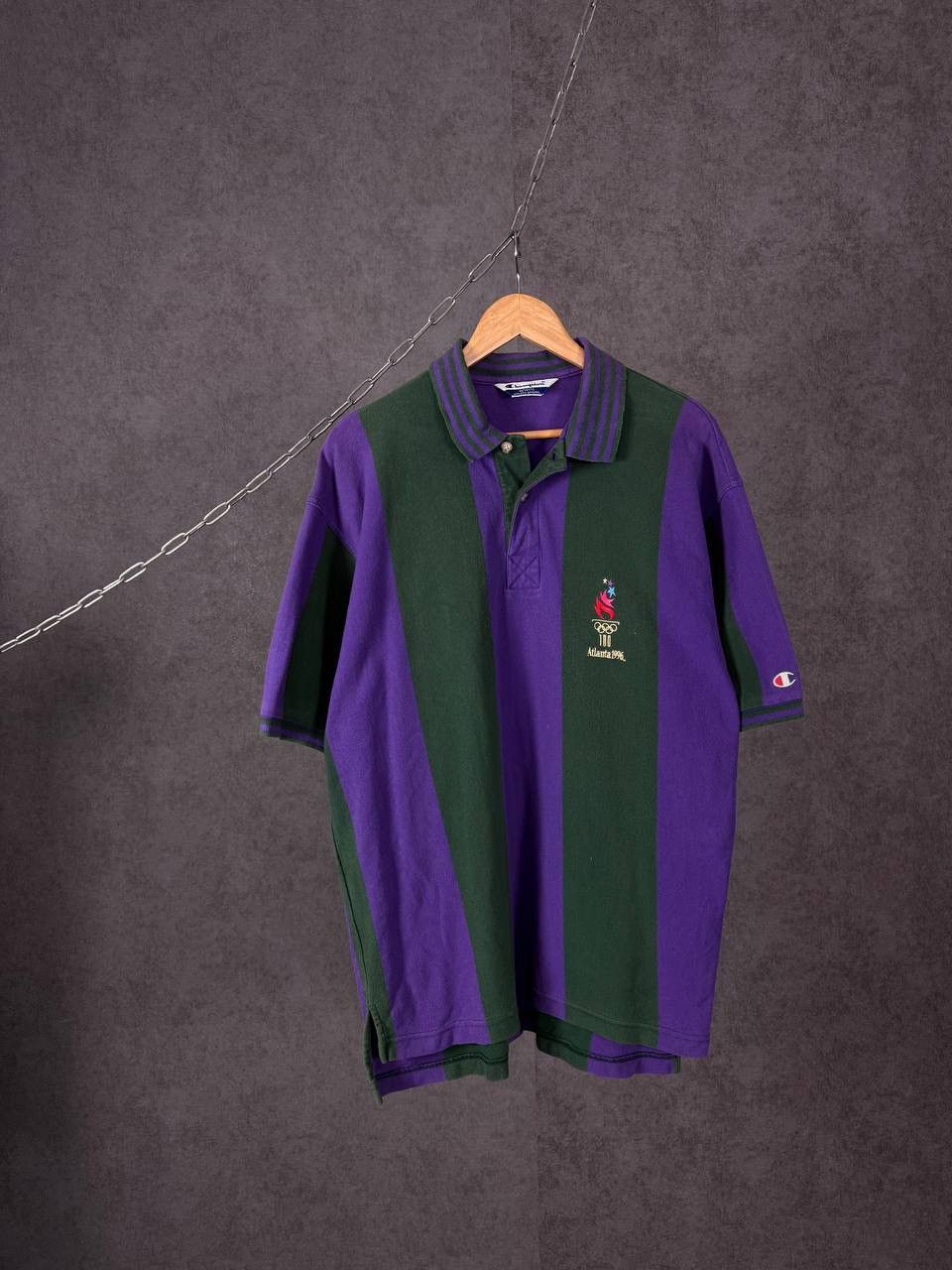 Champion Champion vintage Atlanta 1996 Olympic Games polo tee Size US XL / EU 56 / 4 - 1 Thumbnail