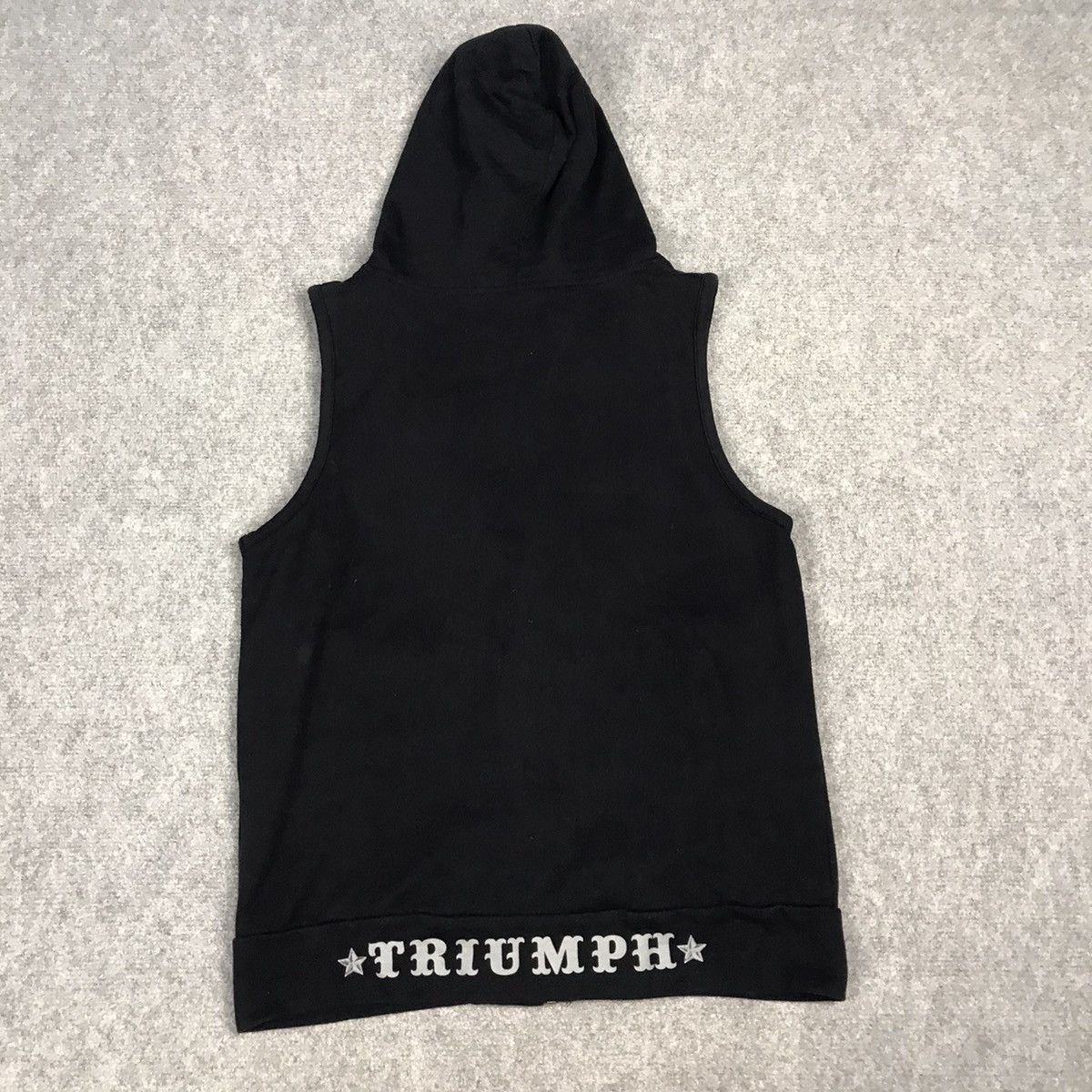 Japanese Brand RUSS.K BLACK VEST PUNK BLACK STYLE Size US S / EU 44-46 / 1 - 6 Thumbnail