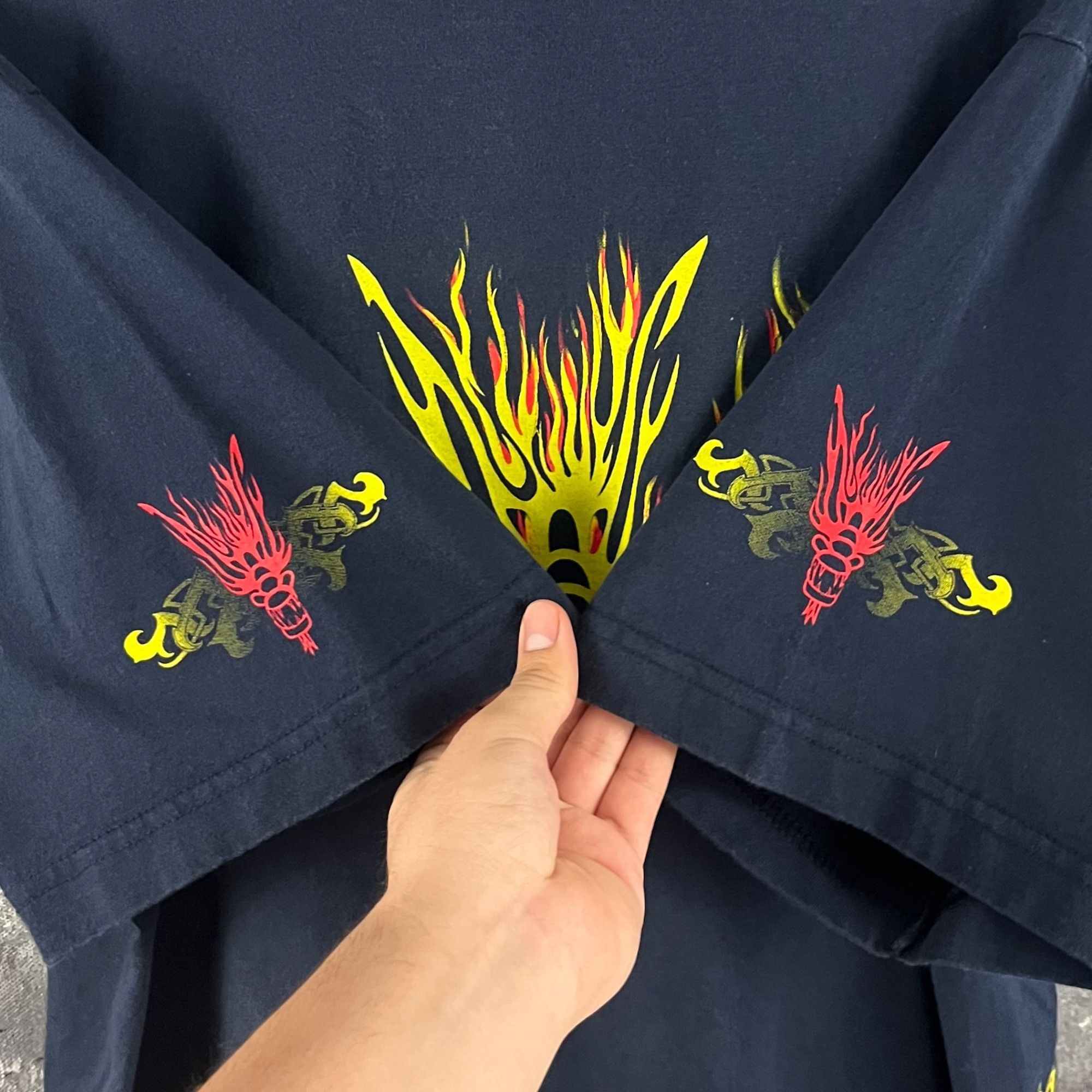 Vintage Vintage 90’s Dragon grunge shirt Size US XL / EU 56 / 4 - 6 Thumbnail