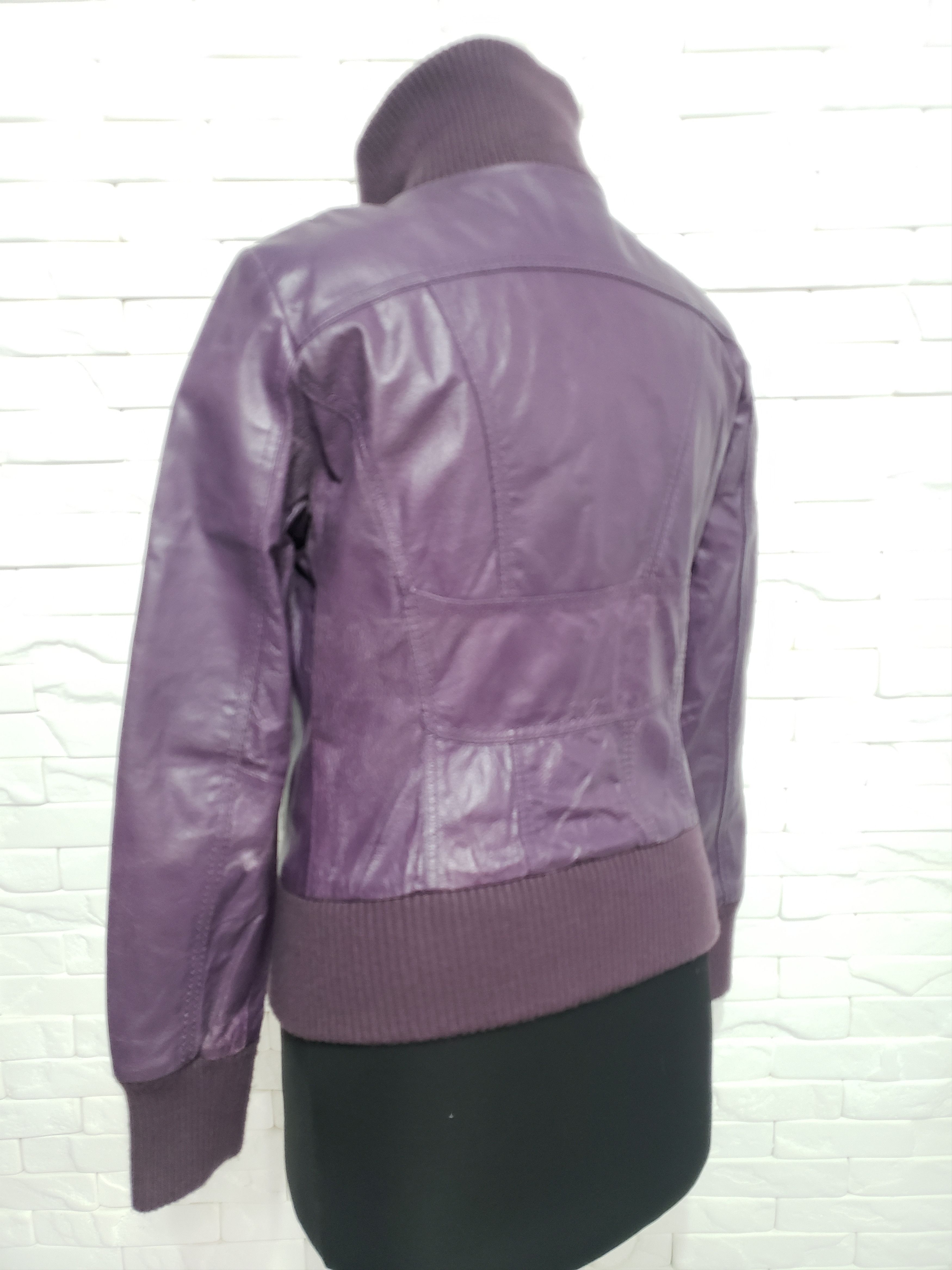 Genuine Leather Women's leather jacket. Size L / US 10 / IT 46 - 6 Thumbnail