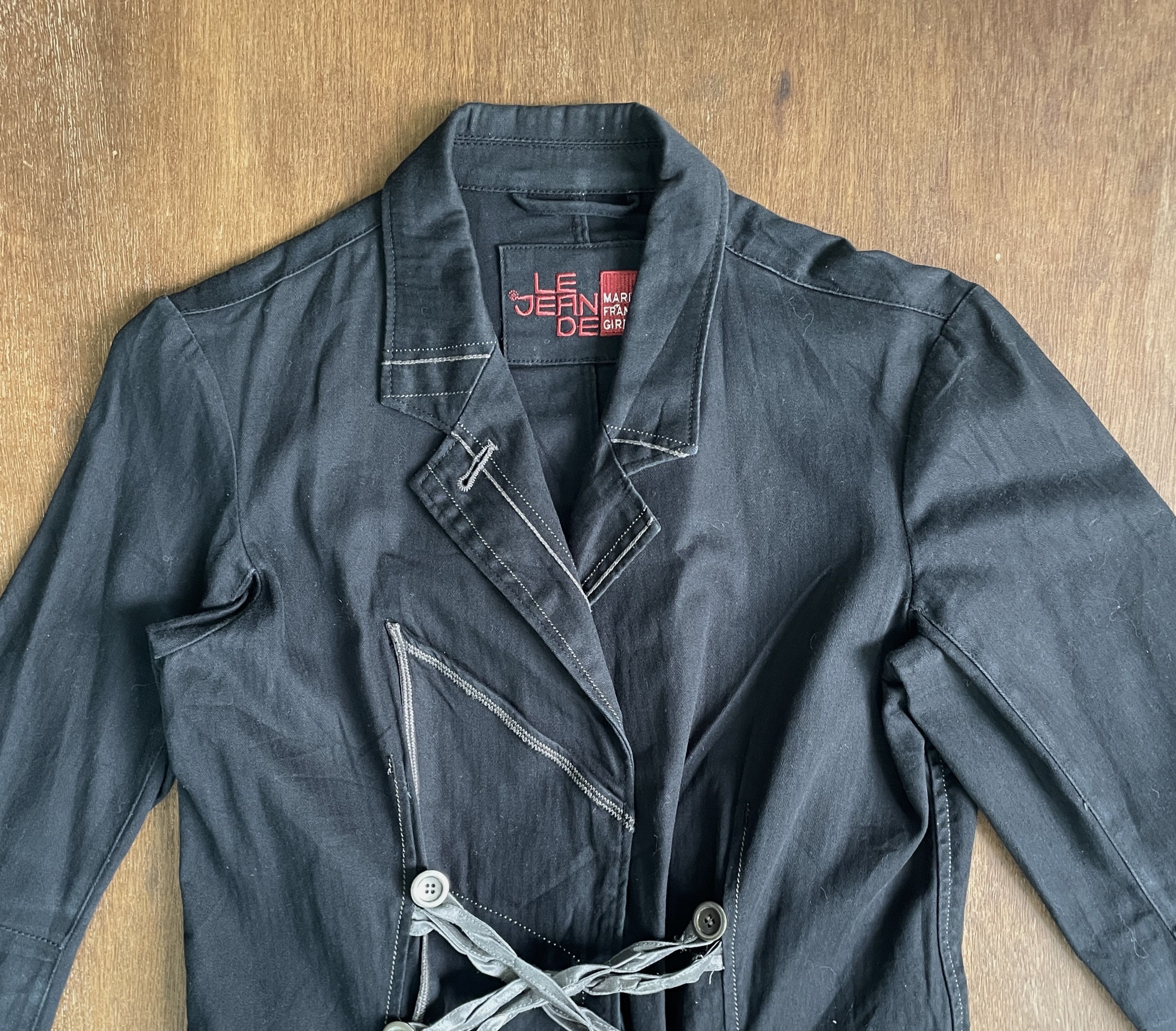 Marithe + Francois Girbaud MARITHE FRANCOIS GIRBAUD Lace Y2K Jacket Size US XXS / EU 40 - 2 Thumbnail