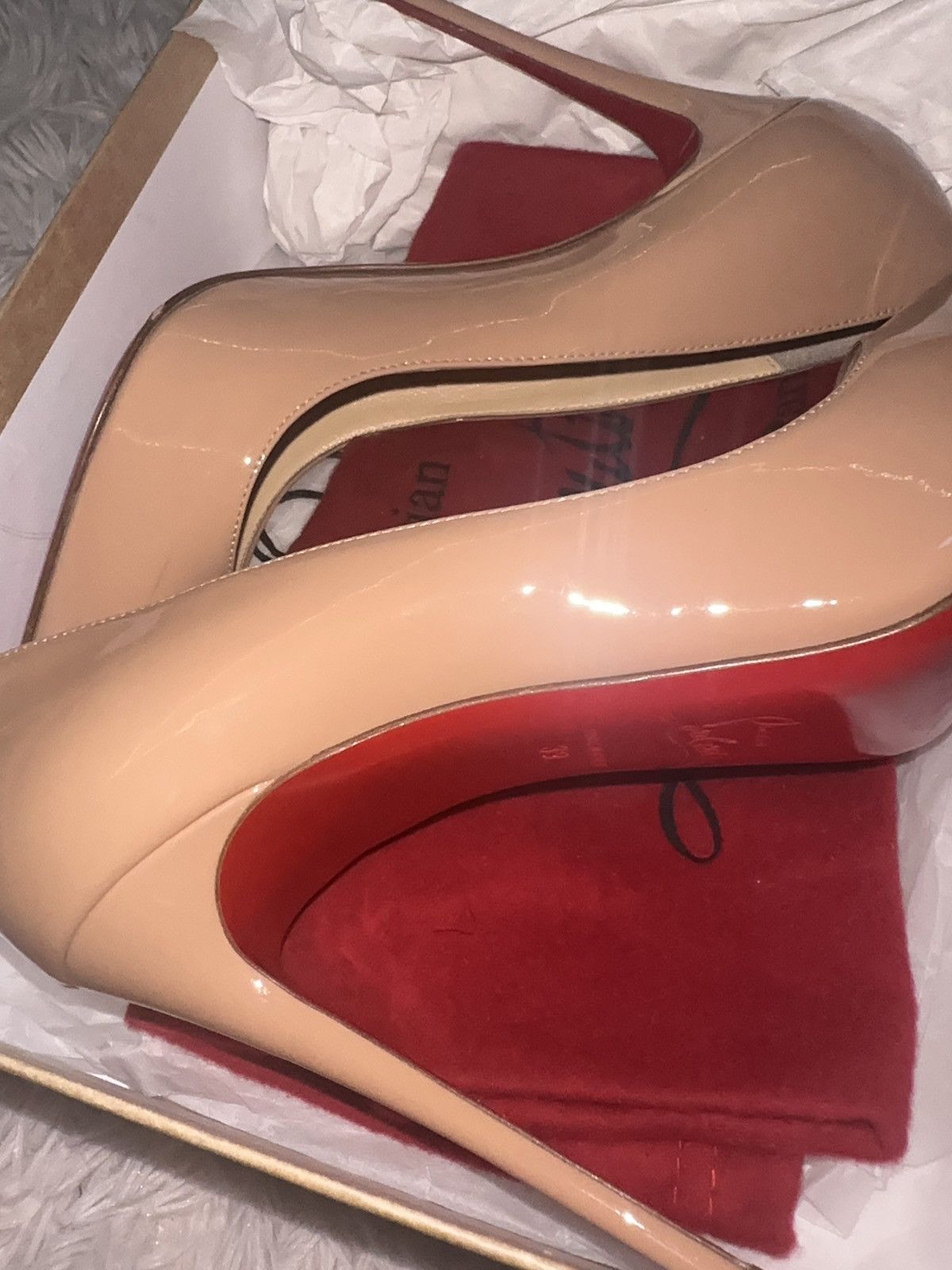 Christian Louboutin Christian Louboutin Pigalle Follies 100 Patent Size US 9 / IT 39 - 2 Thumbnail