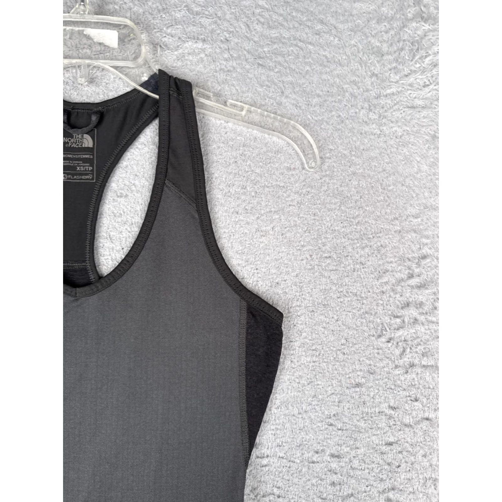 The North Face The North Face Shirt Womens XS Gray Black Racerback Tank FlashDry Tagless Size XS / US 0-2 / IT 36-38 - 2 Thumbnail