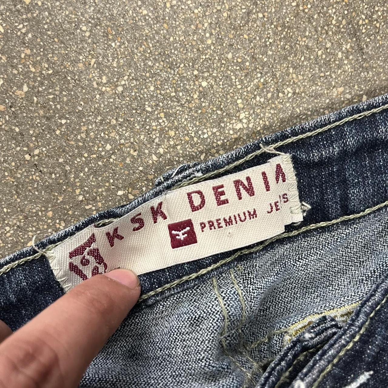 Other Kosiuko Embroidered Denim Jeans Low Rise Size 26" / US 2 / IT 38 - 4 Thumbnail