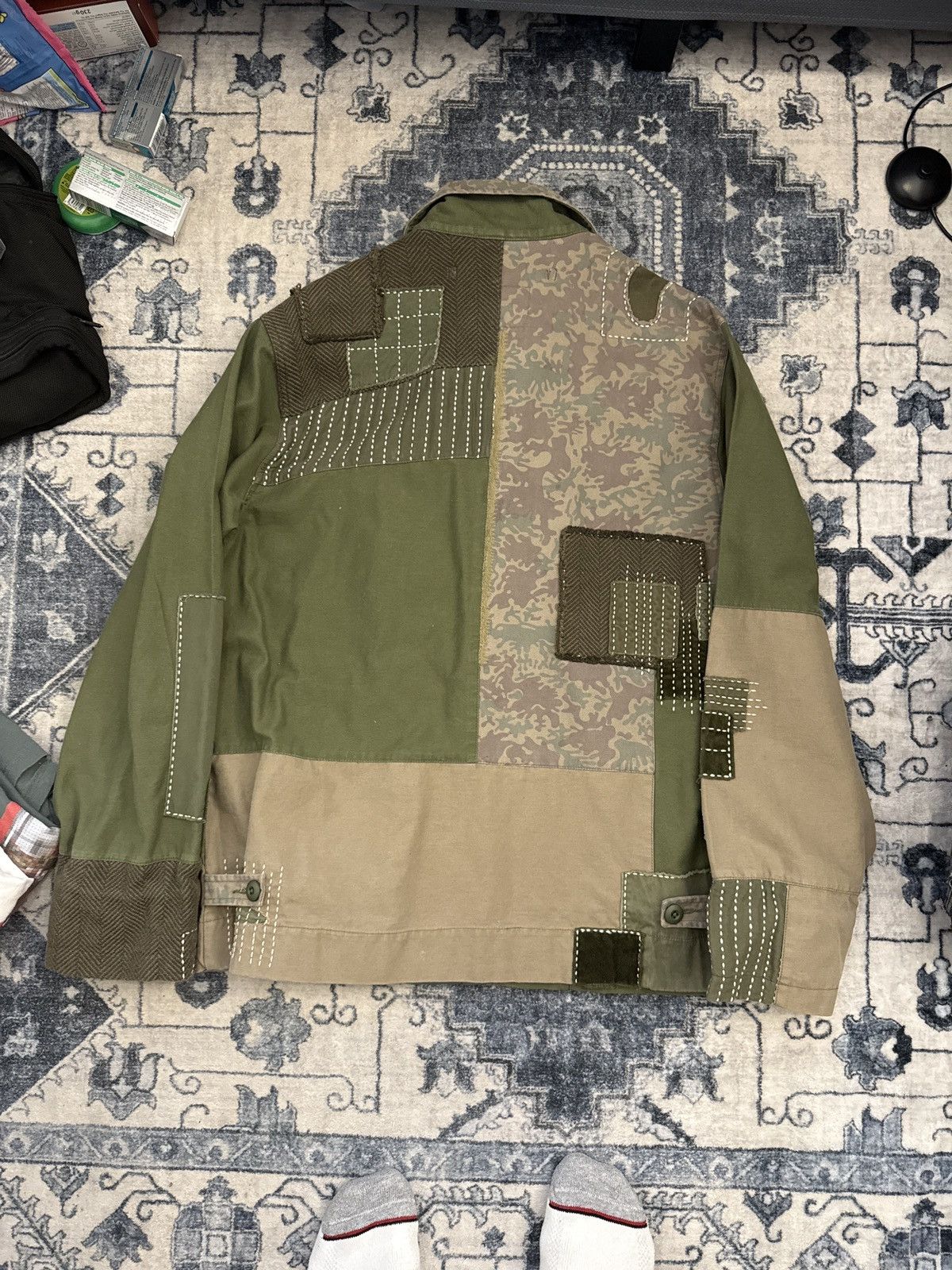Maharishi Maharishi military boro sashiko stitch jacket Size US L / EU 52-54 / 3 - 3 Thumbnail