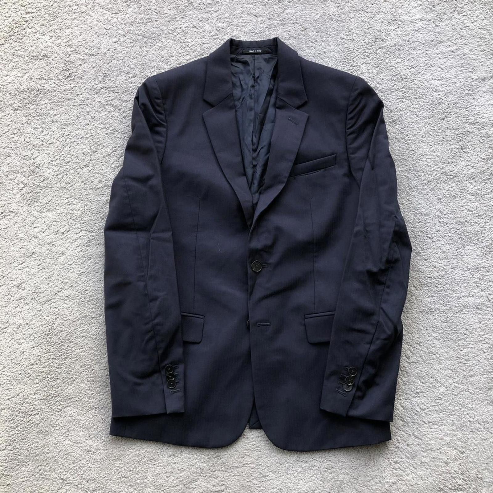 Maison Margiela Maison Margiela Slim Fit Pinstriped Blazer Suit Jacket Size 36R - 1 Thumbnail