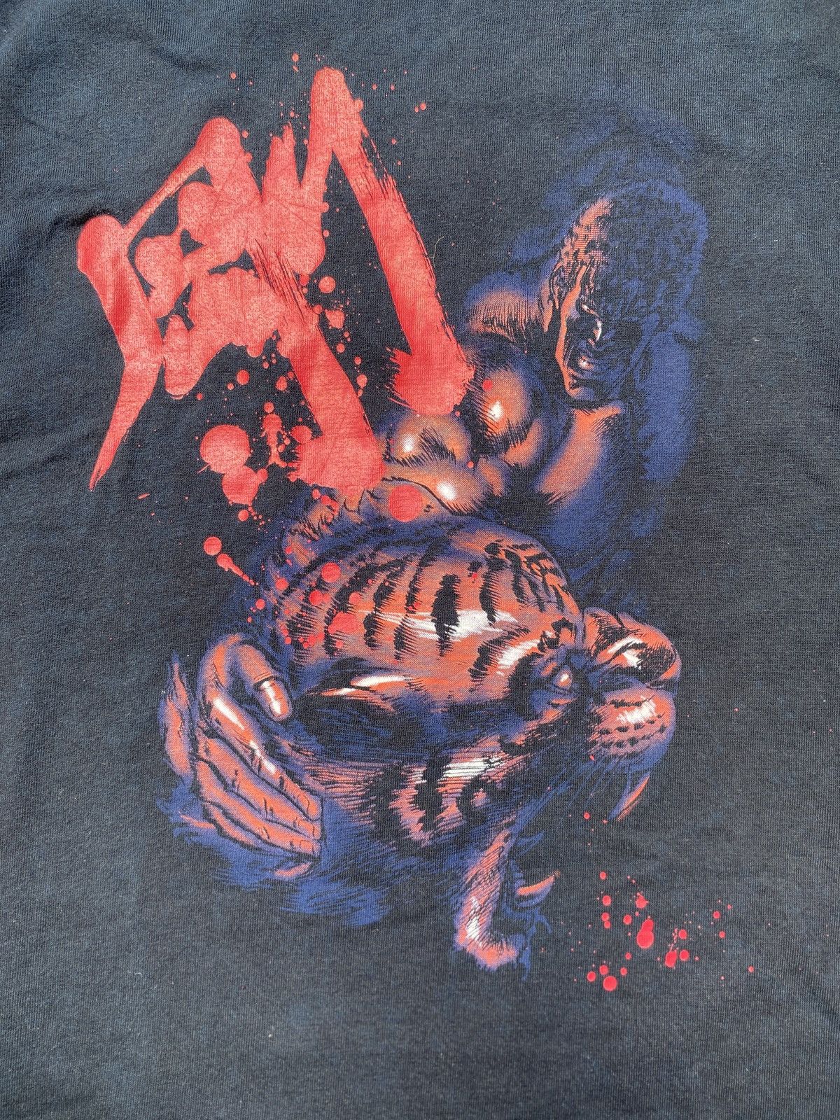 Japanese Brand Vintage anime fist of the north star tee Size US L / EU 52-54 / 3 - 4 Thumbnail