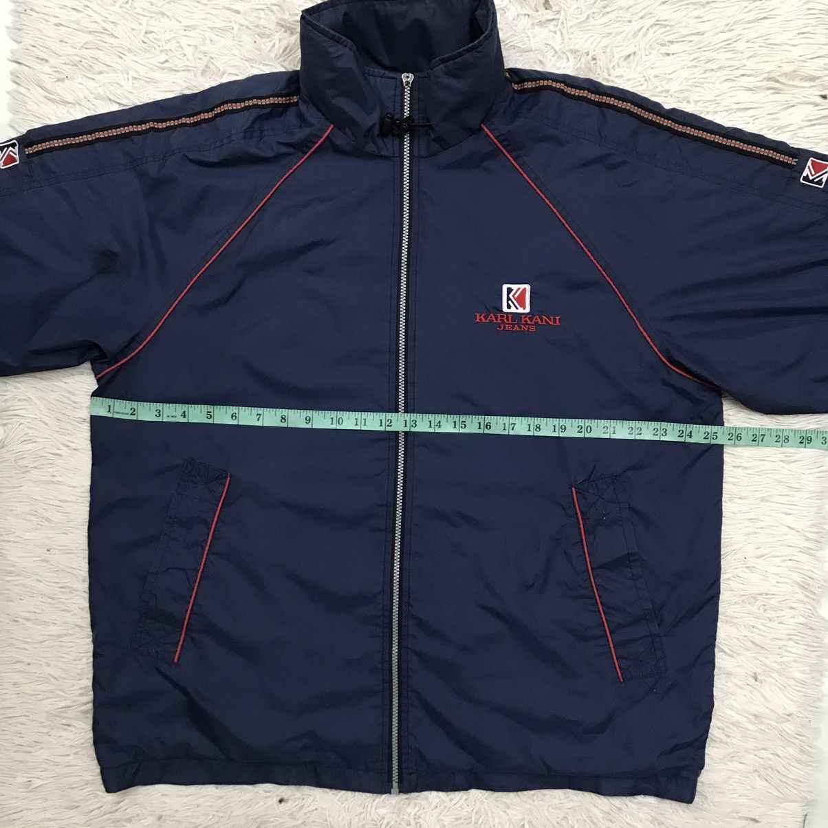 Karl Kani Vintage 90s Karl Kani Jeans Biglogo Windbreaker Jacket Size US XL / EU 56 / 4 - 13 Thumbnail