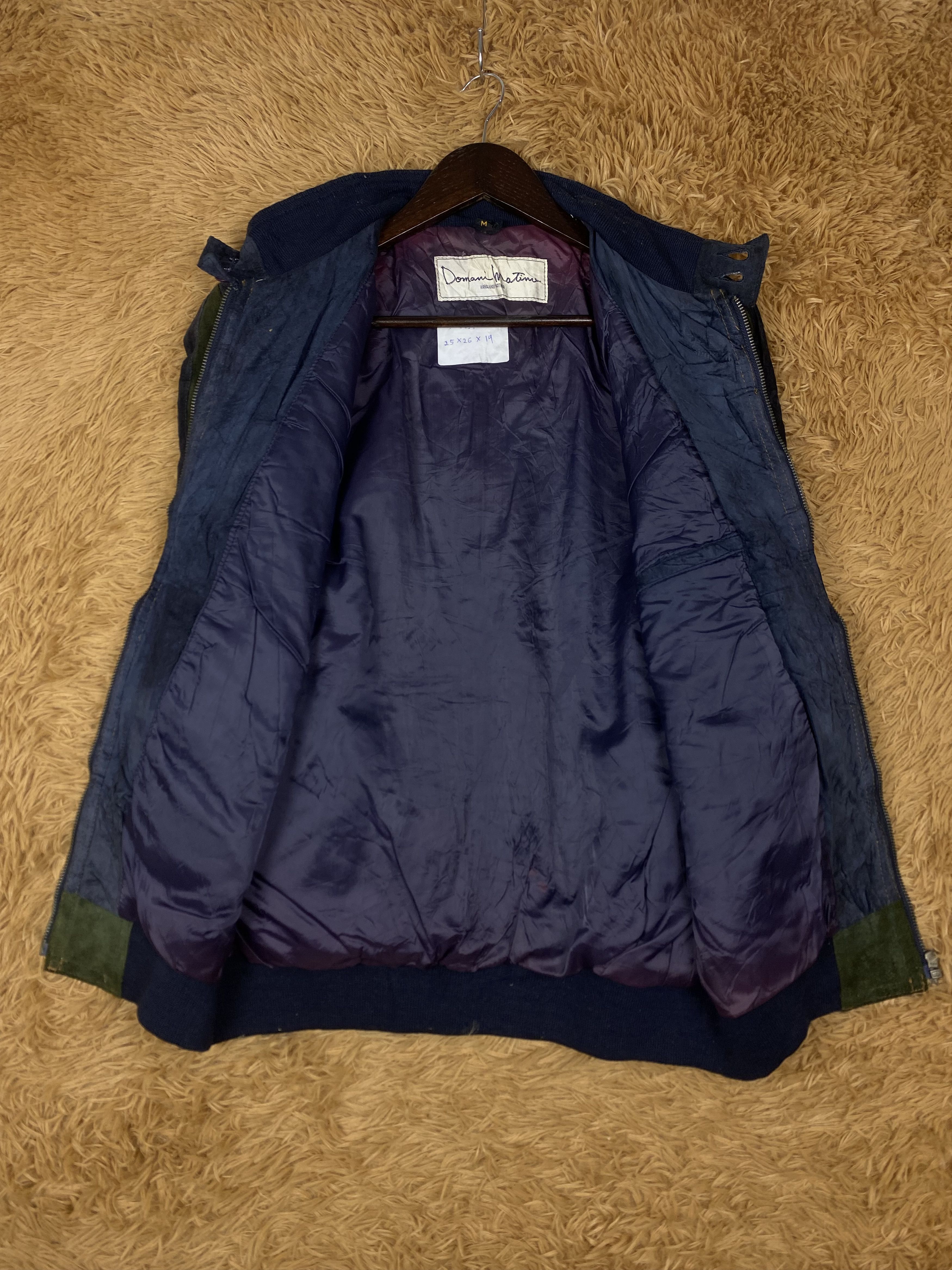 Leather Vintage Domani Matine Invert Leather Jacket DJ0054 Size US M / EU 48-50 / 2 - 7 Thumbnail