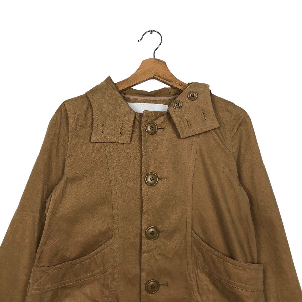 Issey Miyake 📌Vintage Cropped Biker Jacket Sunaokuwahara Duck Canvas Size US M / EU 48-50 / 2 - 4 Thumbnail