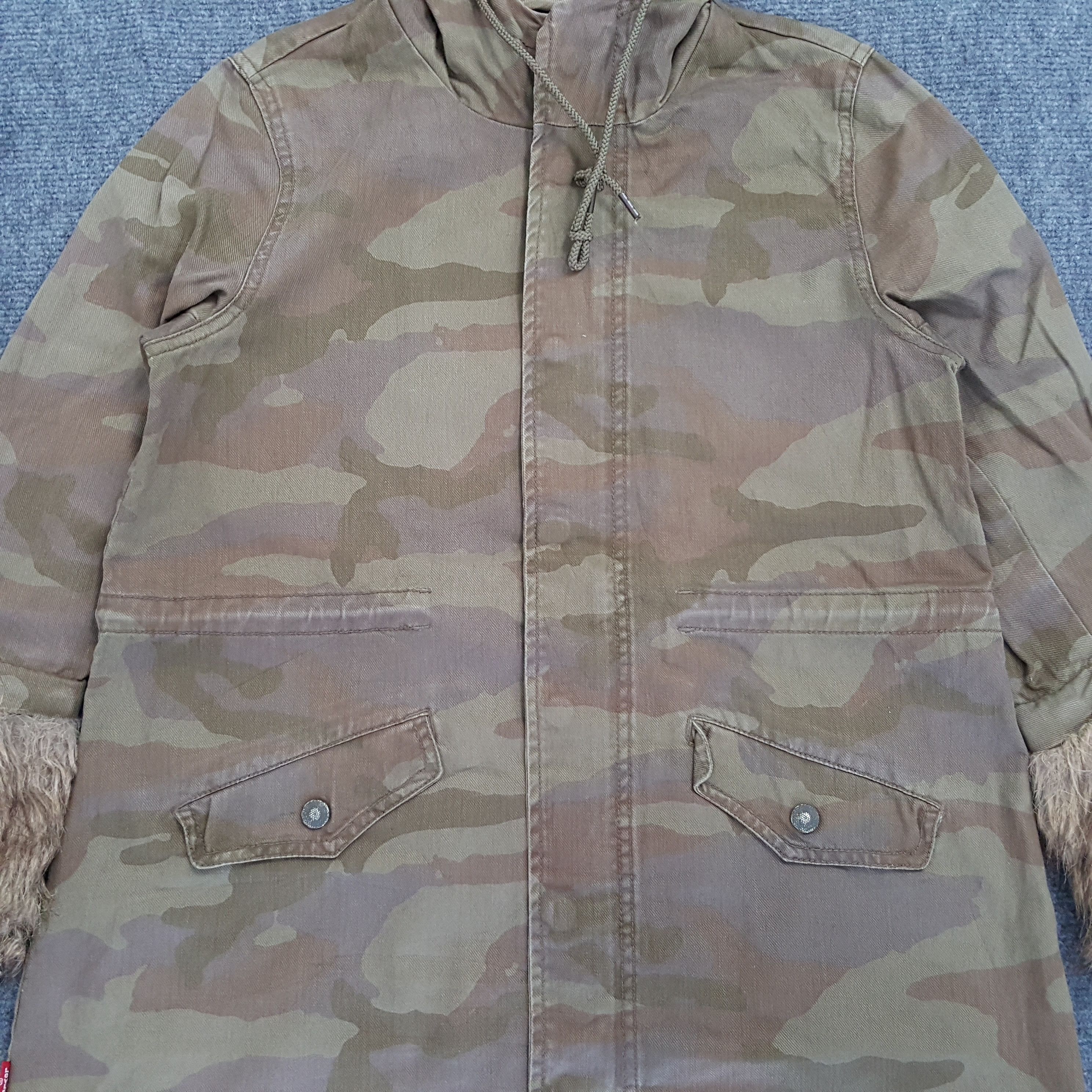 Levi's × Vintage Levi's American Military Fashion Style Jacket Hoodie Size US XS / EU 42 / 0 - 2 Thumbnail