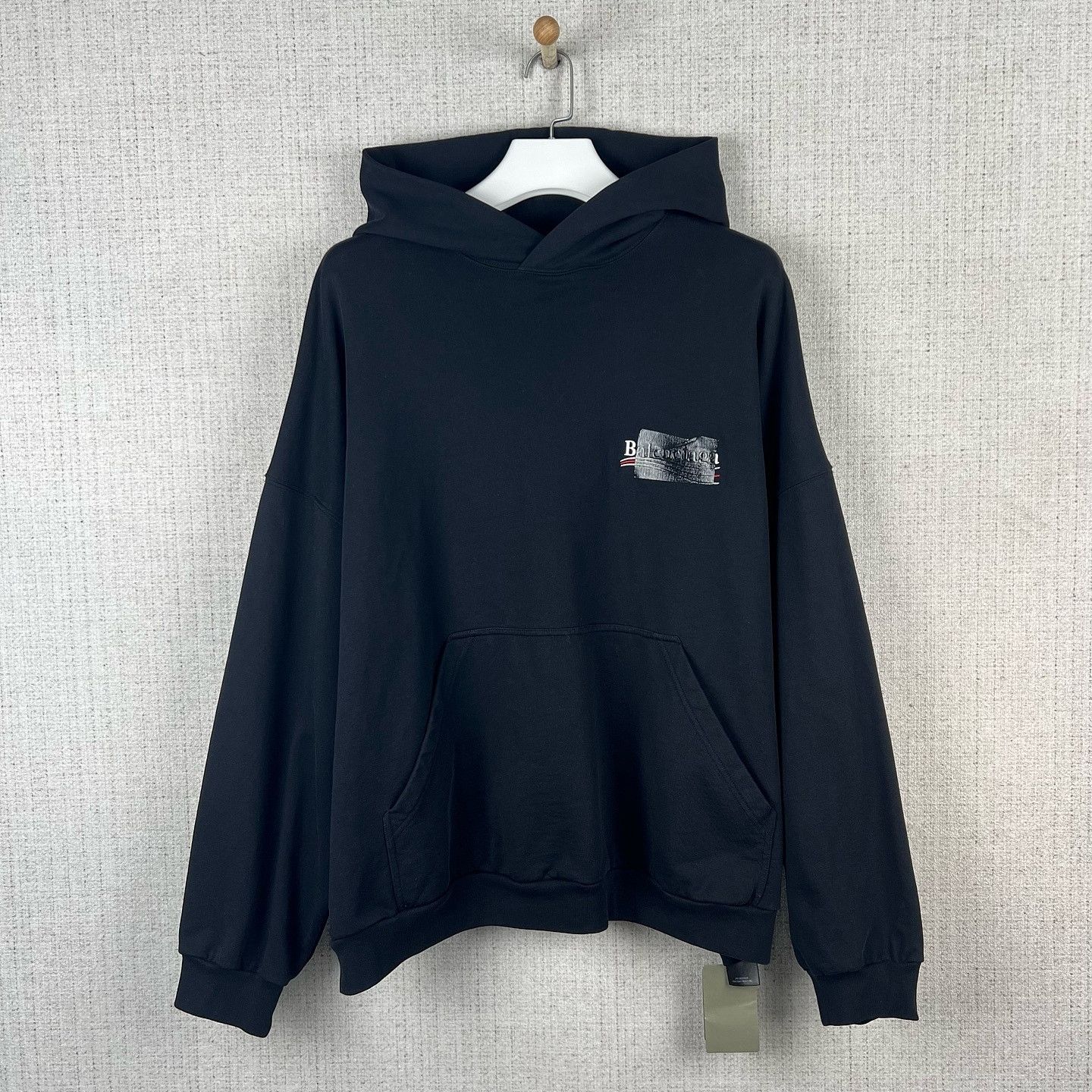 Balenciaga Balenciaga Logo Tape Hoodie Size M Size US M / EU 48-50 / 2 - 1 Thumbnail
