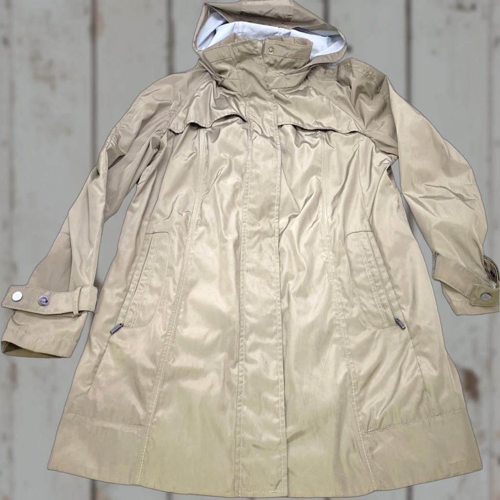 Orvis Orvis Rain Jacket Women’s L Stone Pockets Packable Hood Drawstring Jacket Size L / US 10 / IT 46 - 1 Thumbnail