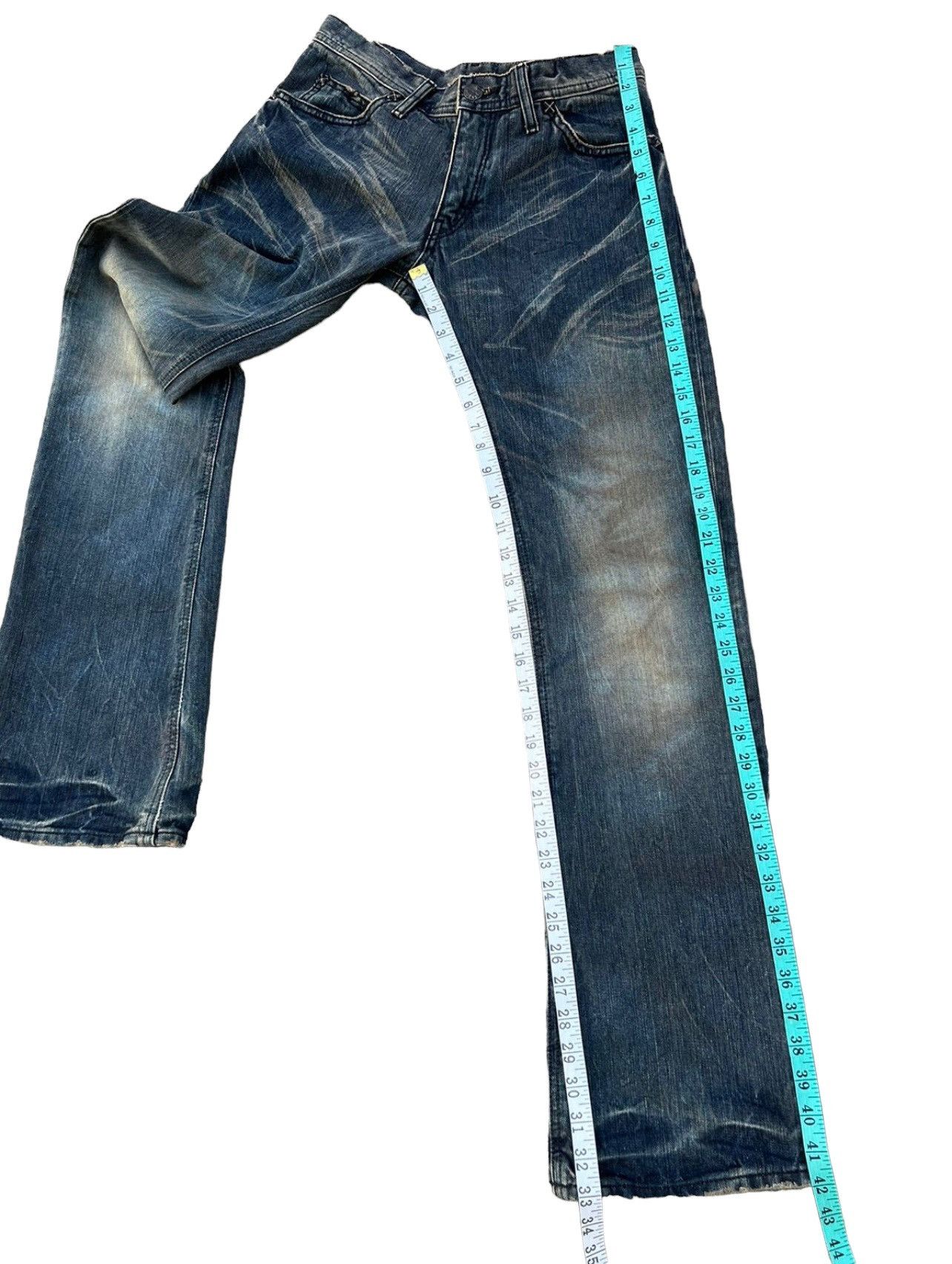 Japanese Brand × Lee × Vintage Vintage Lee X Japan Mud Wash Denim Flare Jeans Size US 29 - 5 Thumbnail