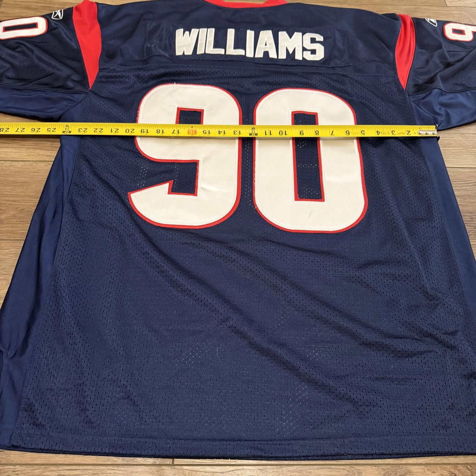 Reebok Houston Texans Mario Williams 90 Reebok On Field Jersey NFL Size US XL / EU 56 / 4 - 6 Thumbnail