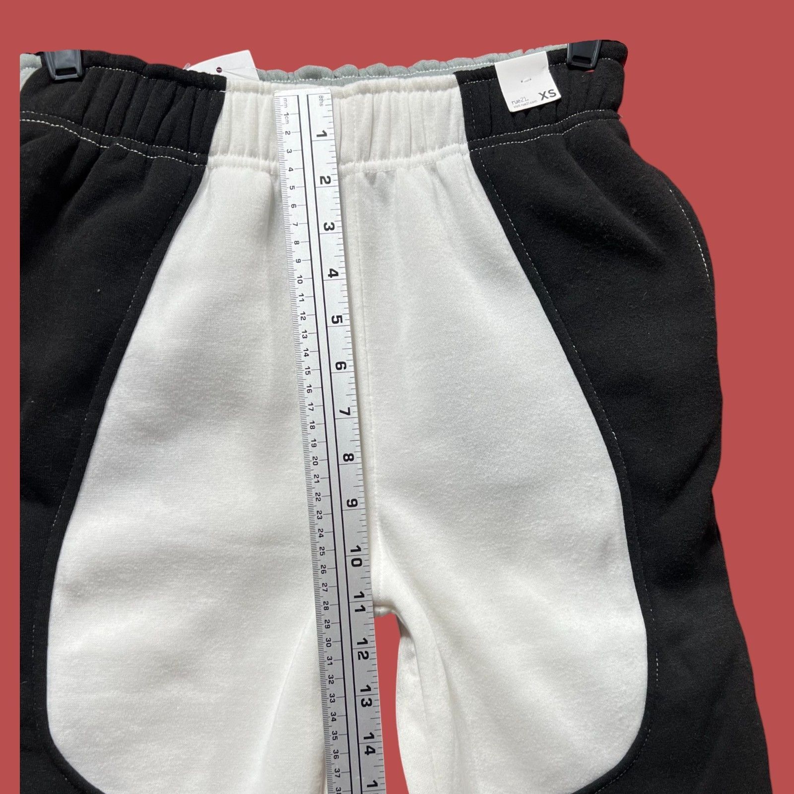 rue21 Rue 21 - Women's Color Block Sweatpants - Black/Gray/White - Size 26" / US 2 / IT 38 - 5 Thumbnail