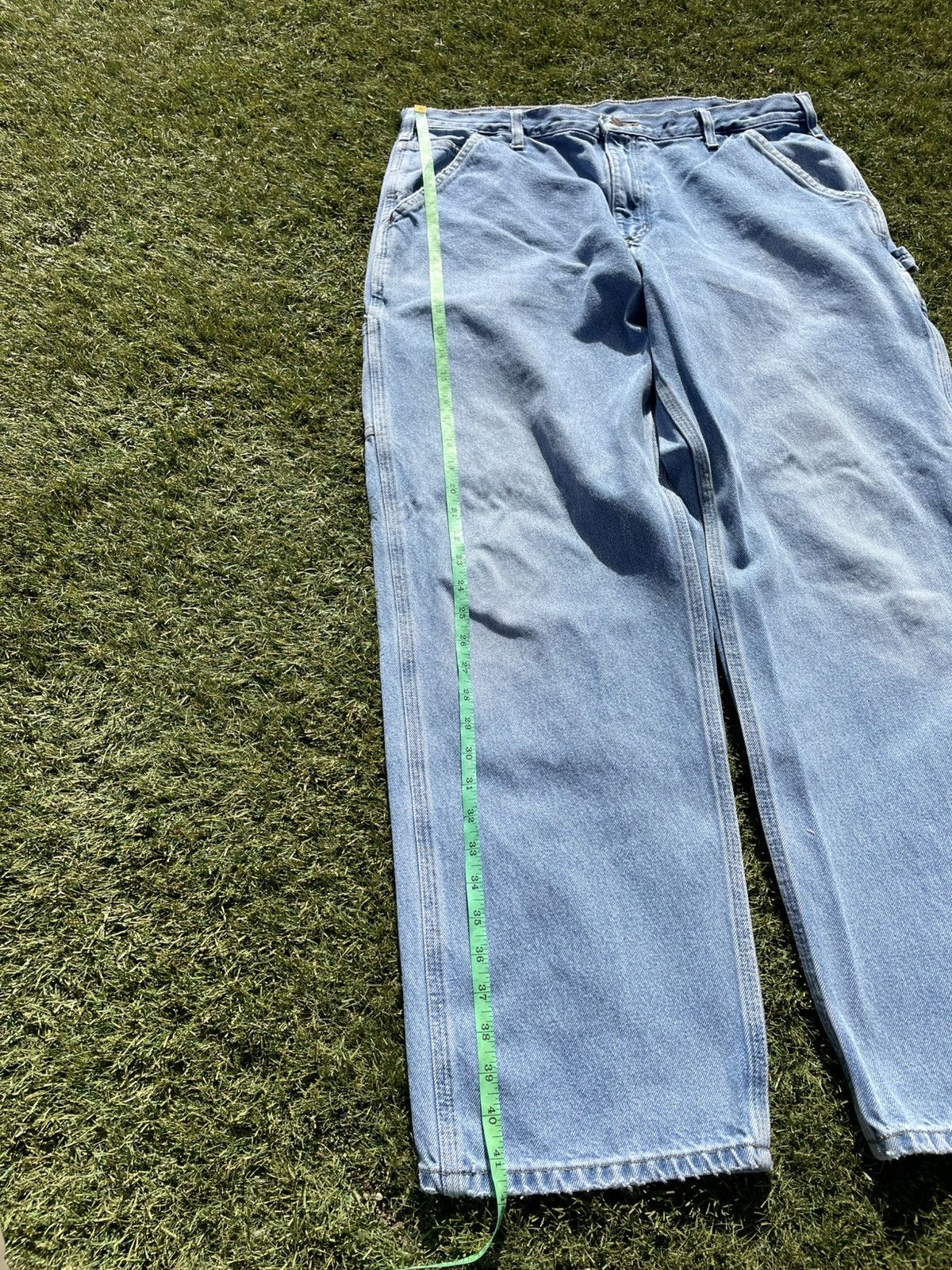 Carhartt Carhartt 38x32 B237 Loose Original Fit Jeans Carpenter Denim Size US 38 / EU 54 - 4 Thumbnail