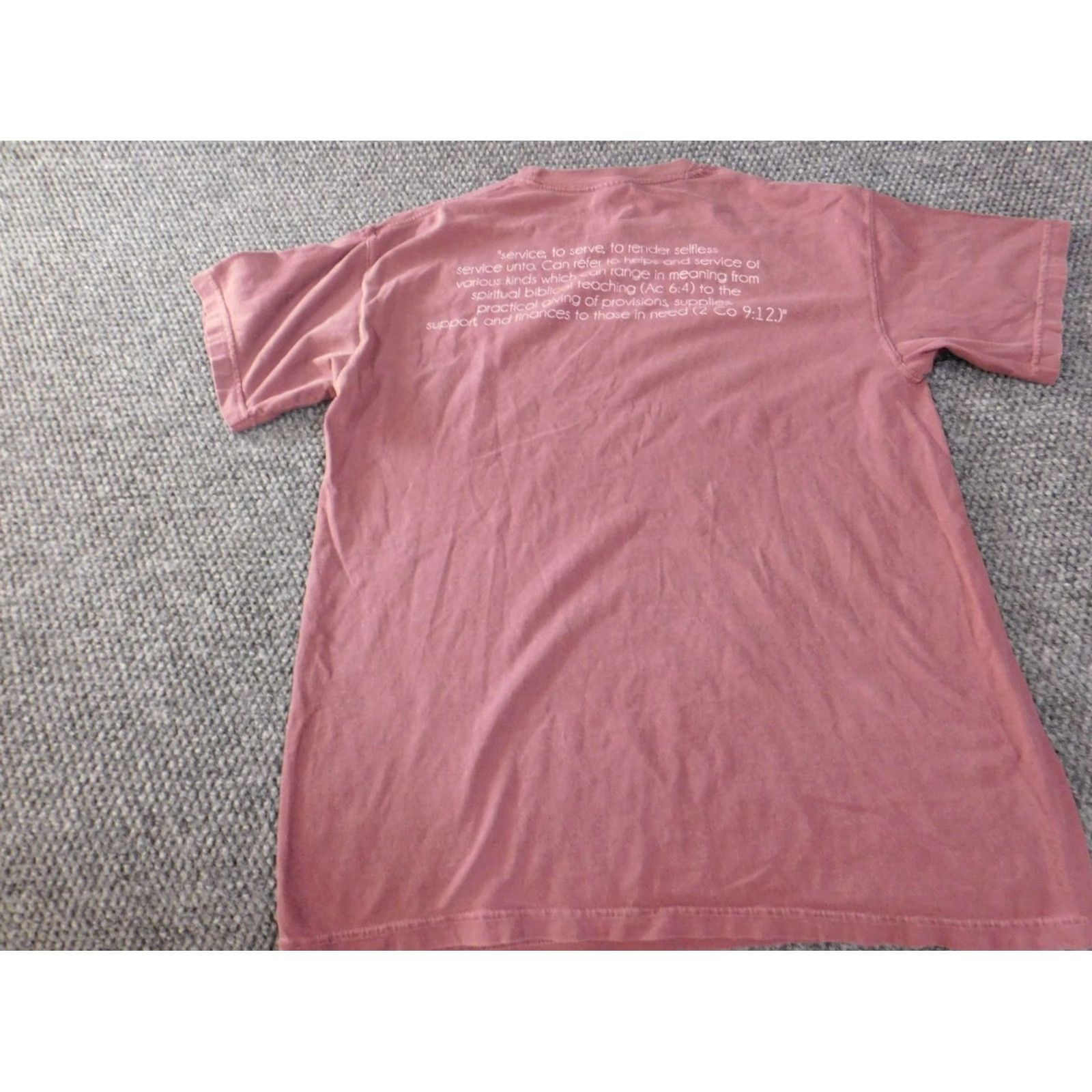 Comfort Colors Comfort Colors Mens T-Shirt Short Sleeve Crew Neck Purple Classic Logo Cotton Knit M Regular Shirts Mens Size US M / EU 48-50 / 2 - 7 Thumbnail