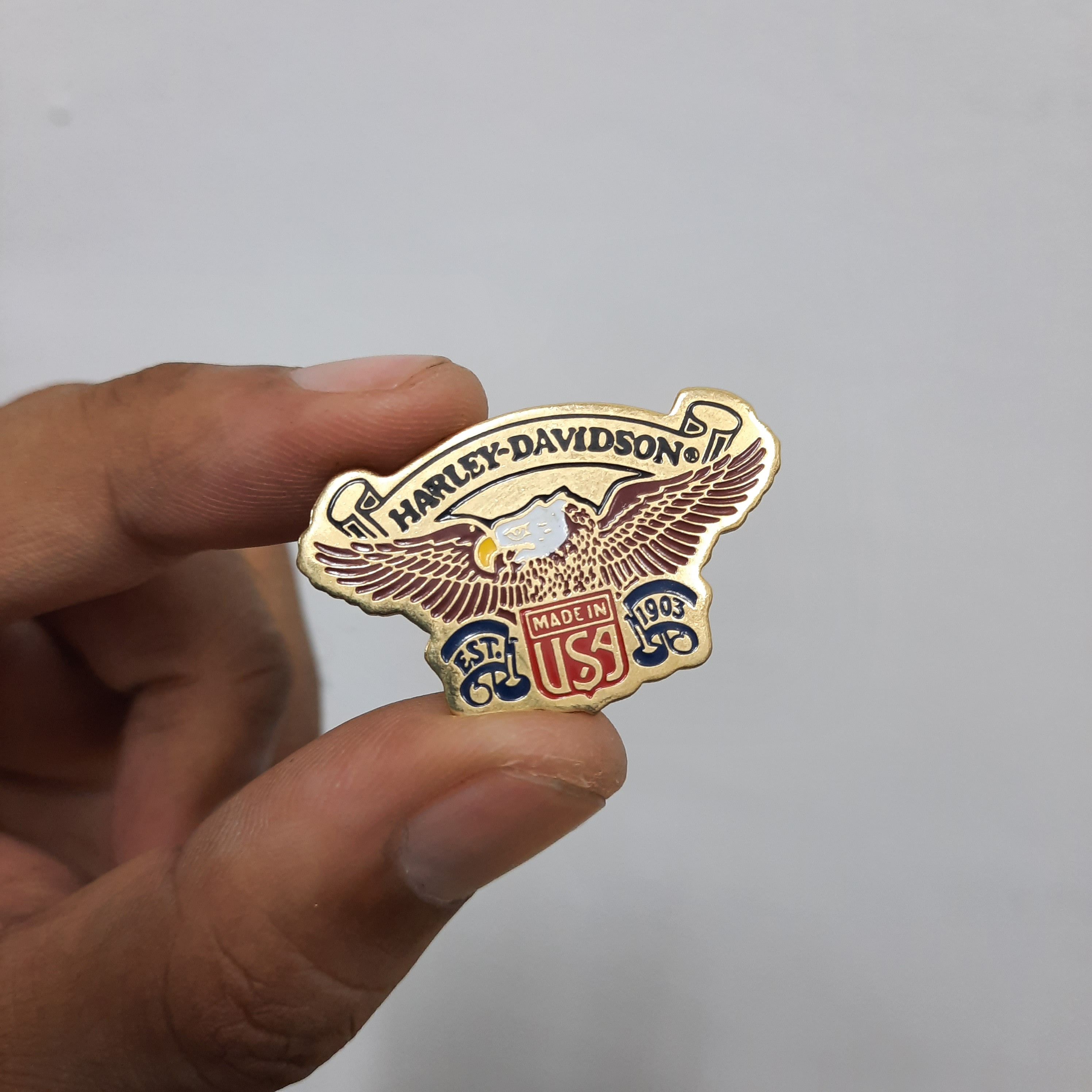 Harley Davidson Rare💥 Vintage 70s harley davidson motorcycle embroidery cap Size ONE SIZE - 7 Thumbnail