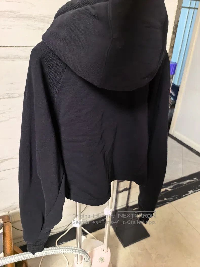Loewe Loewe Sweatshirt Jacket with Leather Patch Logo Size S / US 4 / IT 40 - 9 Thumbnail