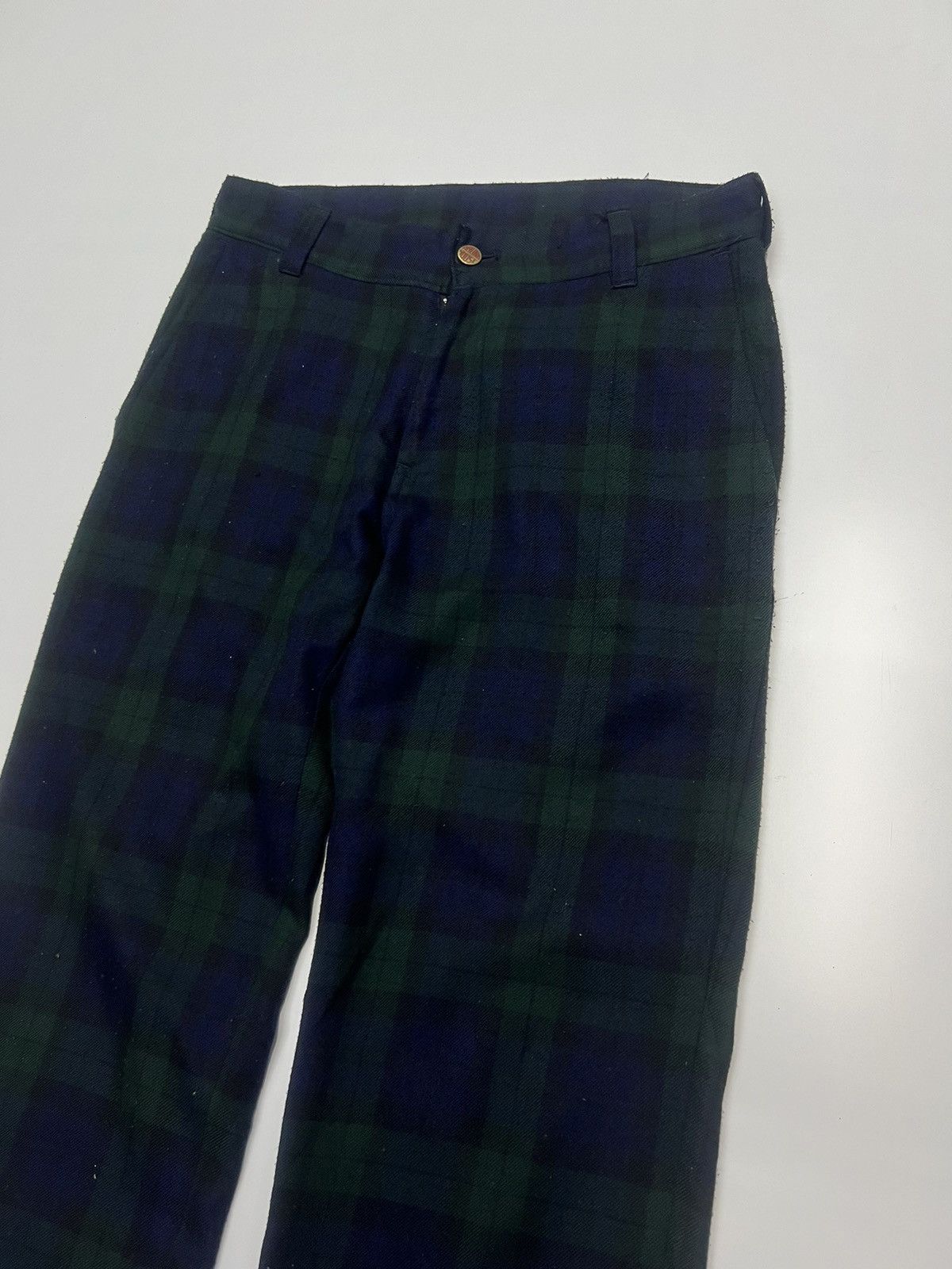 Japanese Brand ROUND HOUSE CHECKED PANTS SIZE 32 Size US 32 / EU 48 - 3 Thumbnail