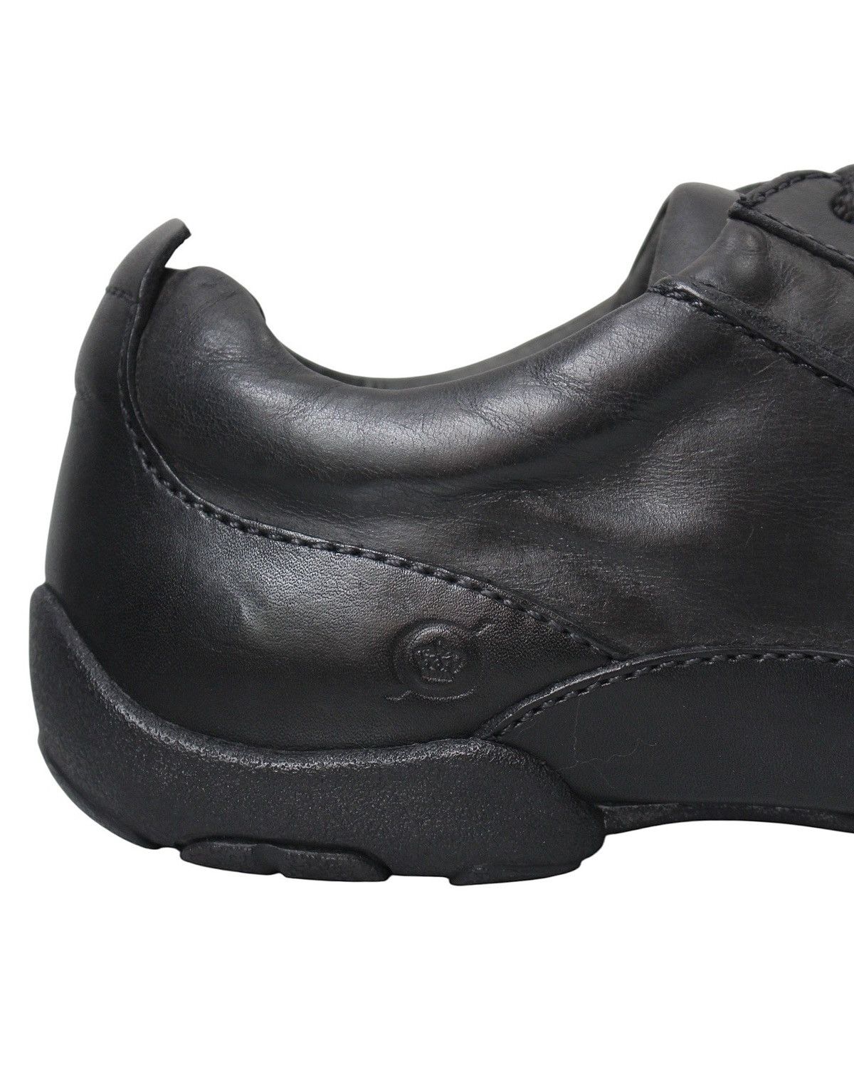 Designer × Japanese Brand 2000S BØRN BLACK LEATHER HANDCRAFTED SNEAKERS Size US 8 / EU 41 - 6 Thumbnail