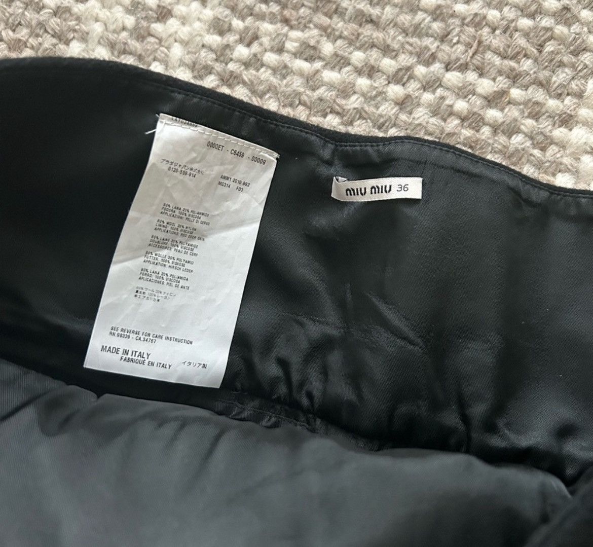 Miu Miu Miu Miu Pleated Mini Skirt Size 26" / US 2 / IT 38 - 4 Thumbnail