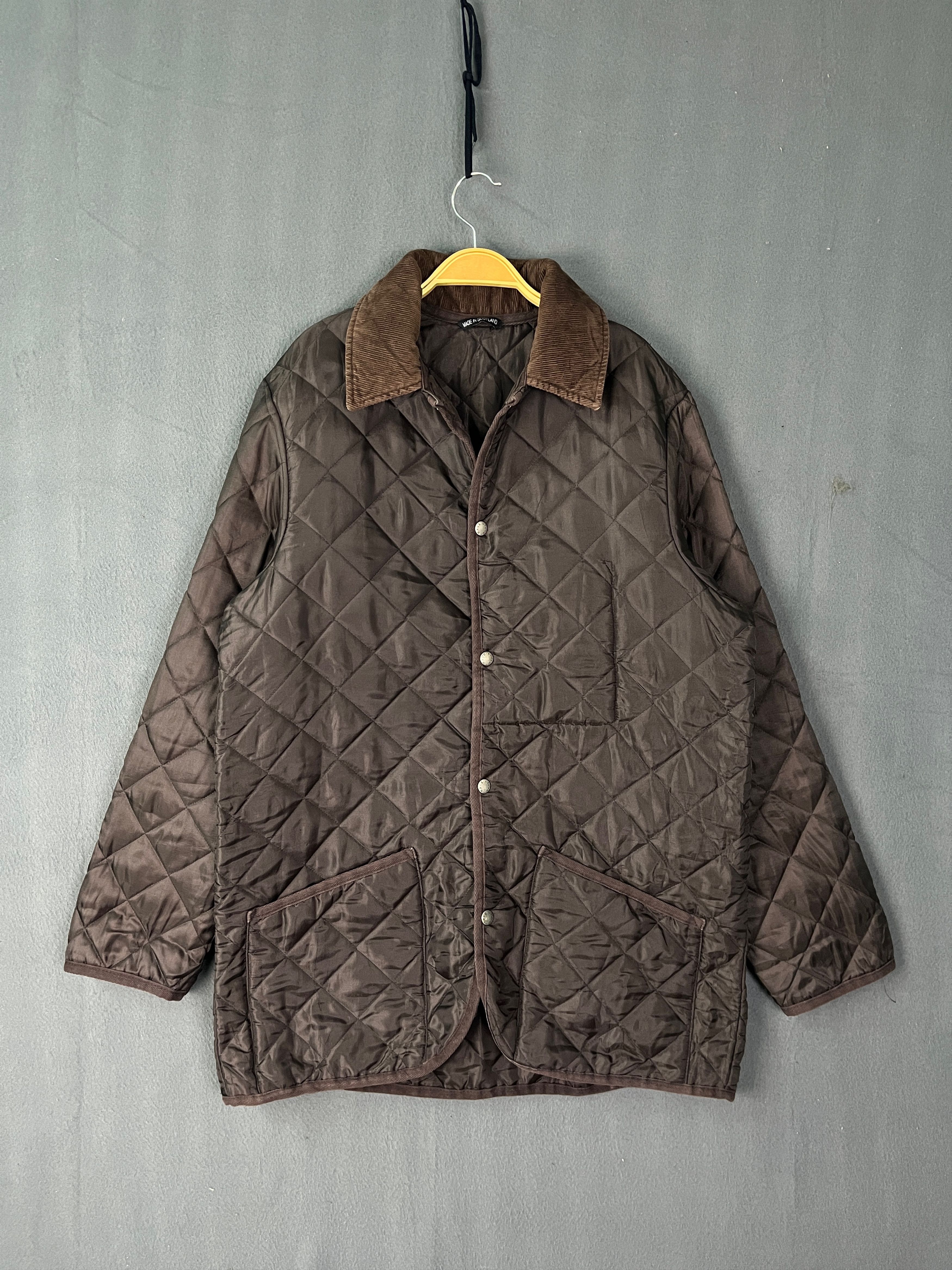 Mackintosh Mackintosh Quilted Jacket Made in Scotland For Ships Size US L / EU 52-54 / 3 - 1 Thumbnail