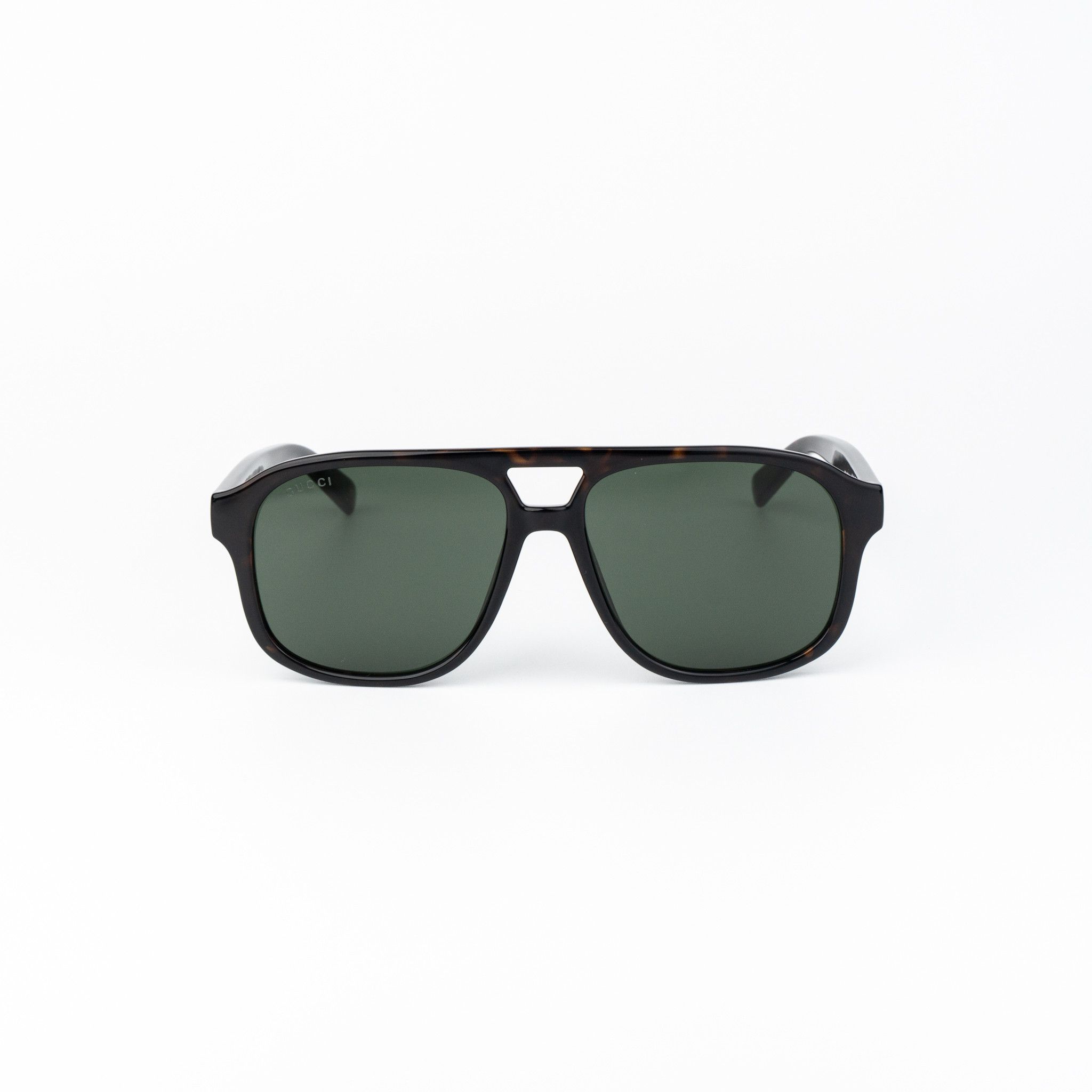 Gucci Women Sunglasses Havana Green Pilot GG1856S 002 NEW AUTHENTIC Gucci GG1856S Sunglasses - Havana / Green – Tortoise+Black main image 2