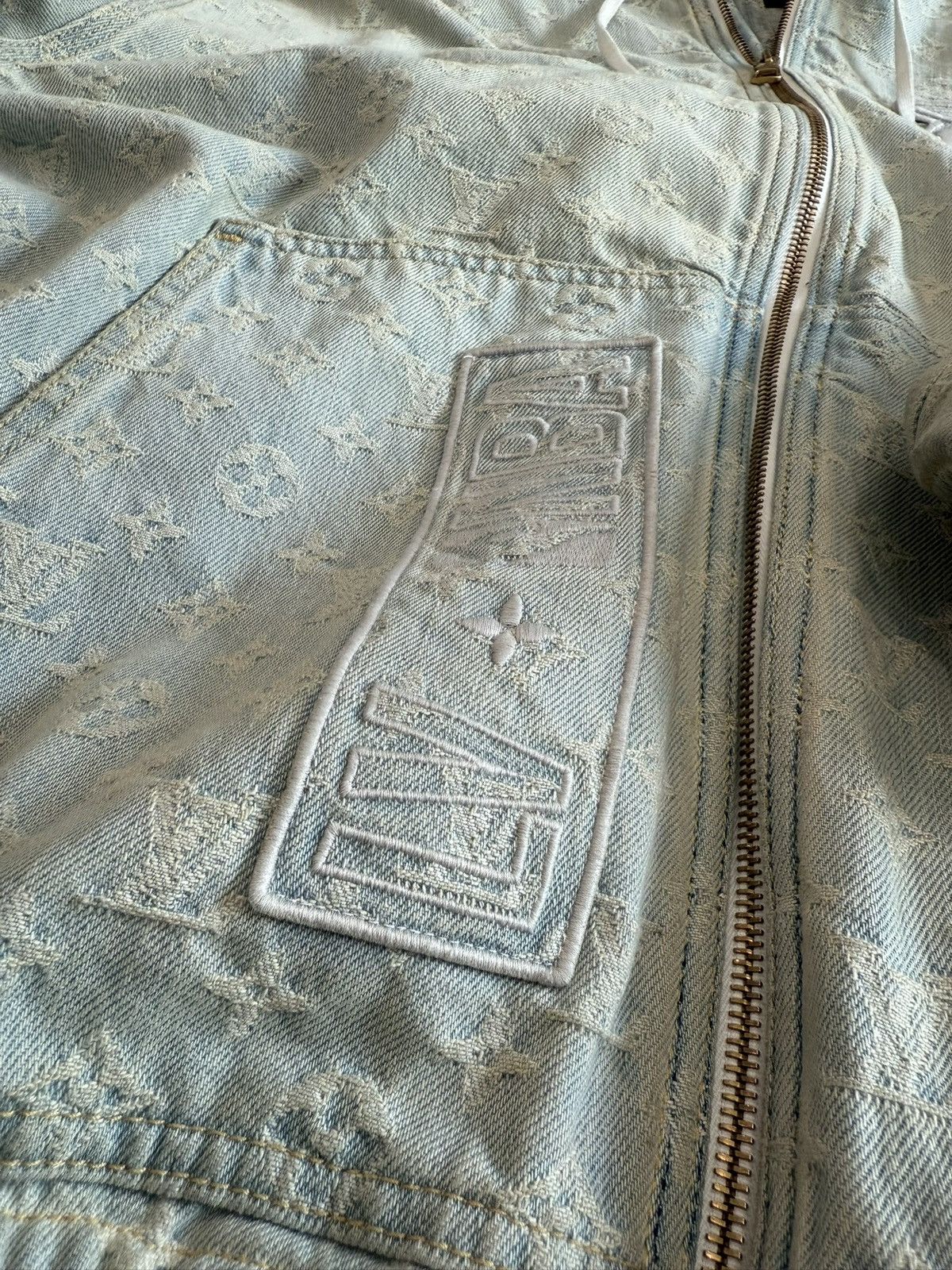 Louis Vuitton Louis Vuitton x NBA Denim Hoodie Size US M / EU 48-50 / 2 - 4 Thumbnail