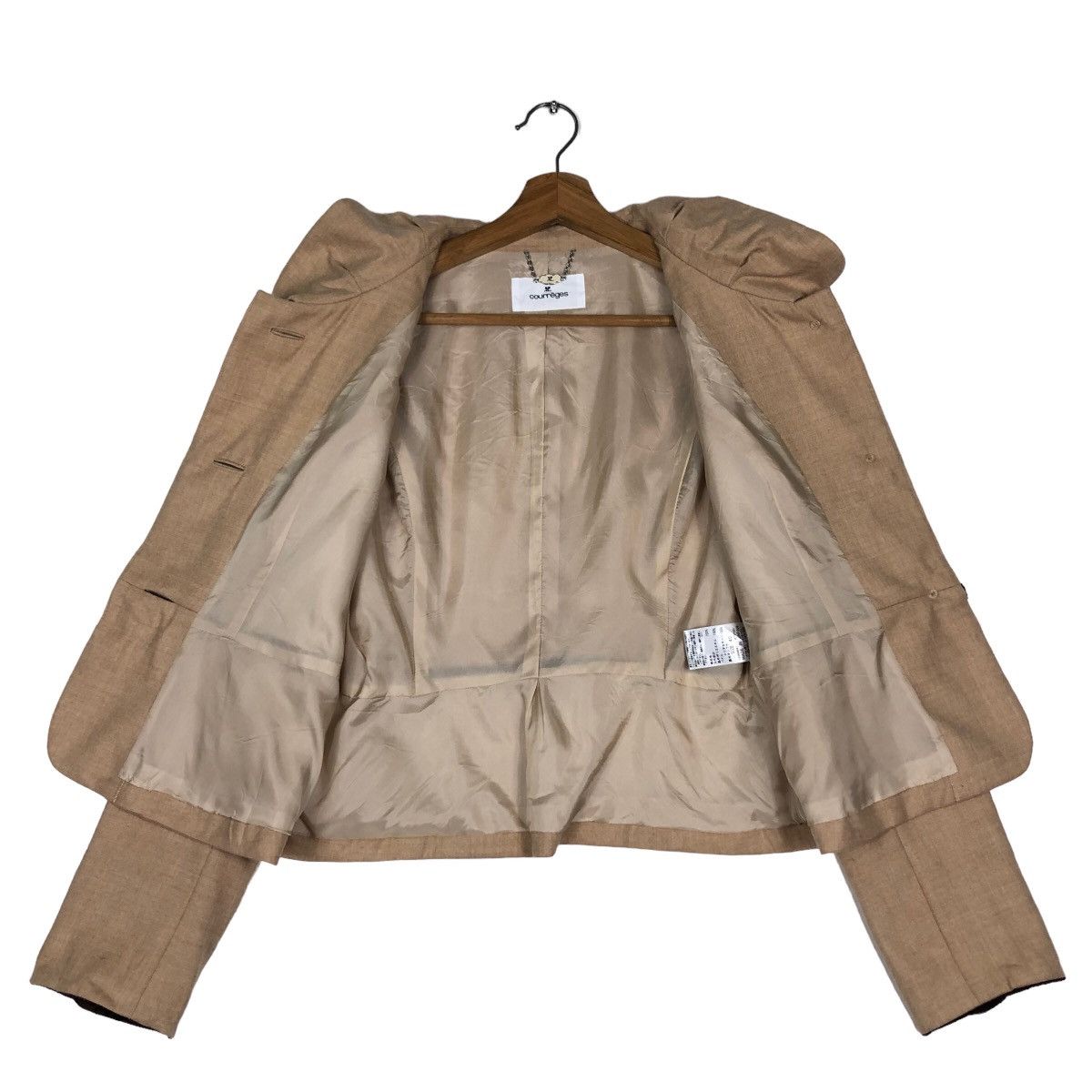 Issey Miyake 🔥Vtg Cropped Jacket Courreges Japan Issey Miyake Size M / US 6-8 / IT 42-44 - 11 Thumbnail