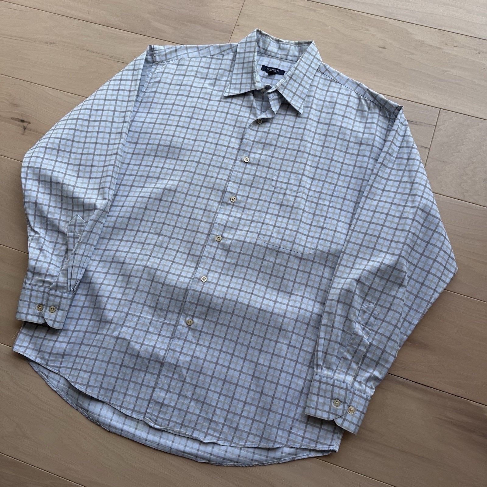 Burberry Burberry Shirt Large Multicolor Plaid Oxford London Designer Size US L / EU 52-54 / 3 - 9 Thumbnail