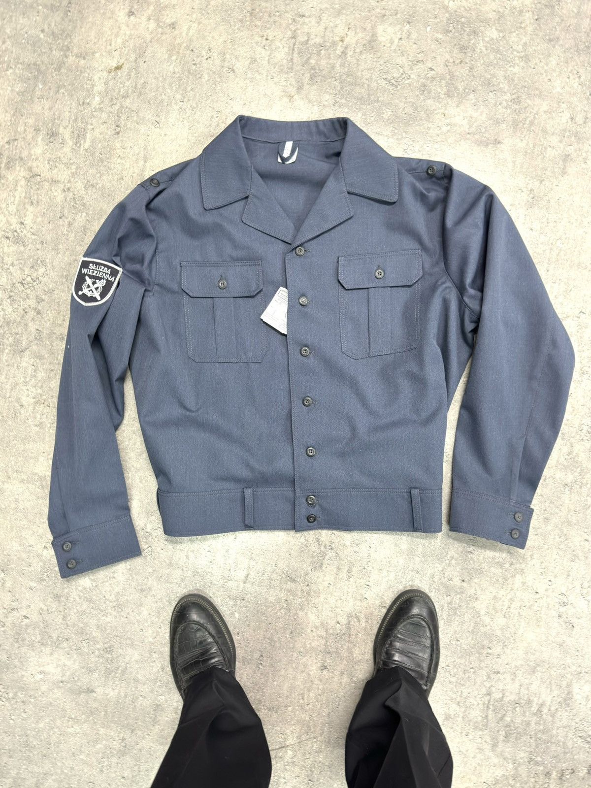 Vintage ᶠᵃⁿᶜʸᵍᵘʸ 90s Police Jacket Boxy Vintage Y2K Polizei Polish ...