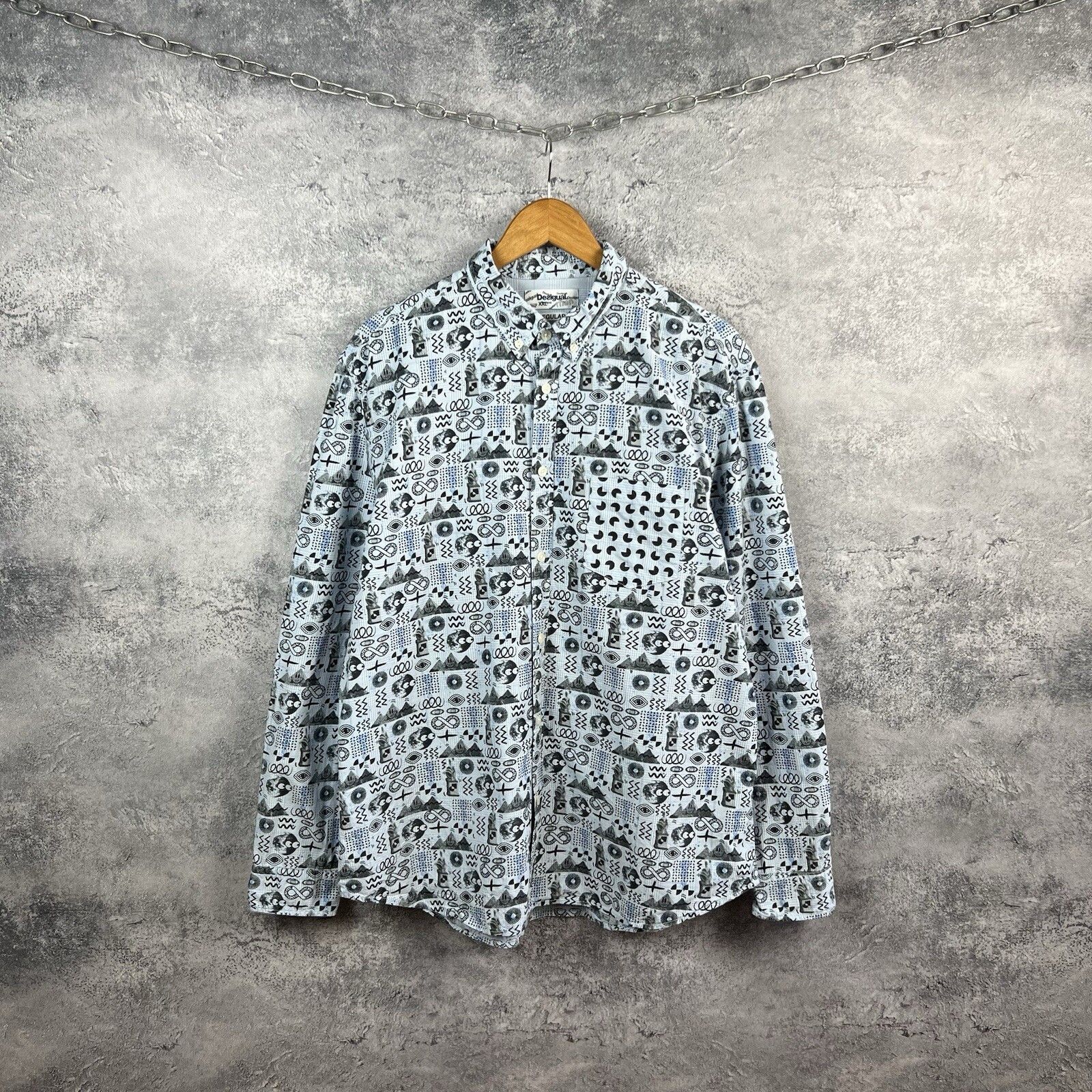 Desigual Desigual Shirt Men's Size XXL Long Sleeve Size US XXL / EU 58 / 5 - 1 Thumbnail