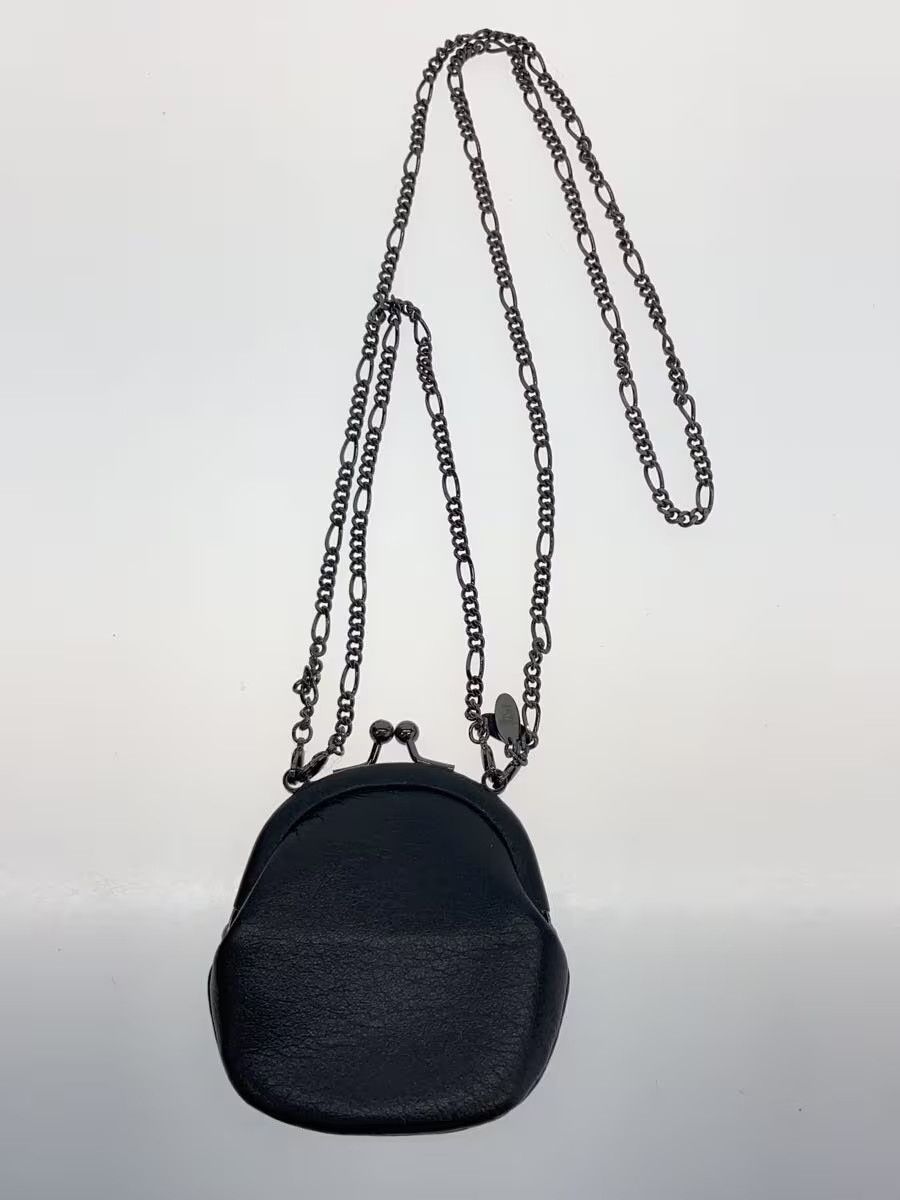 Yohji Yamamoto Chain Necklace Leather Coin Wallet Size ONE SIZE - 2 Thumbnail