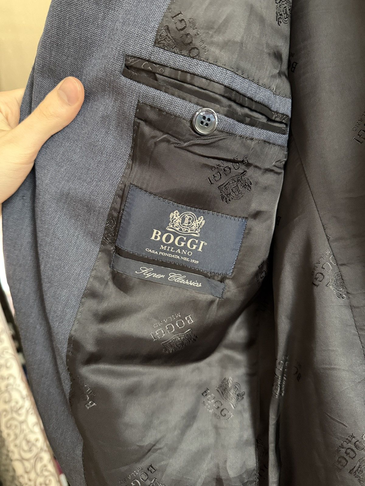 Boggi Vintage Boggi Milano Super 110’s Reda Blazer Size 52R - 5 Thumbnail