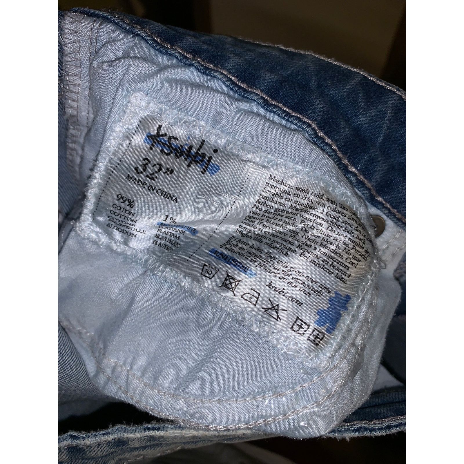 Ksubi KSUBI Chitch Jeans 32 Light Wash Skinny Distressed Size US 32 / EU 48 - 10 Thumbnail