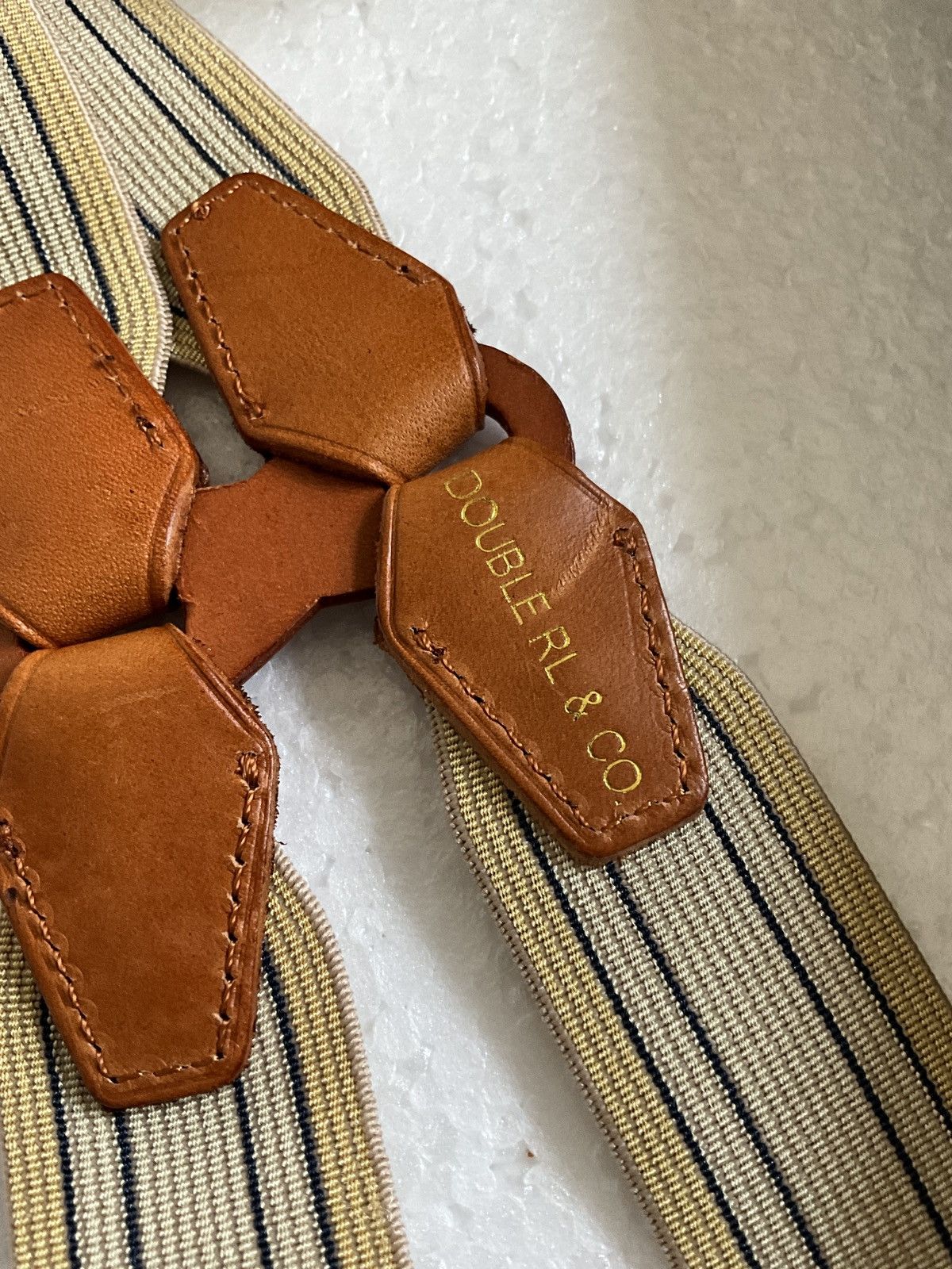 RRL Ralph Lauren RRL Double RL Warren Stretch Jaspe Braces Size ONE SIZE - 3 Thumbnail