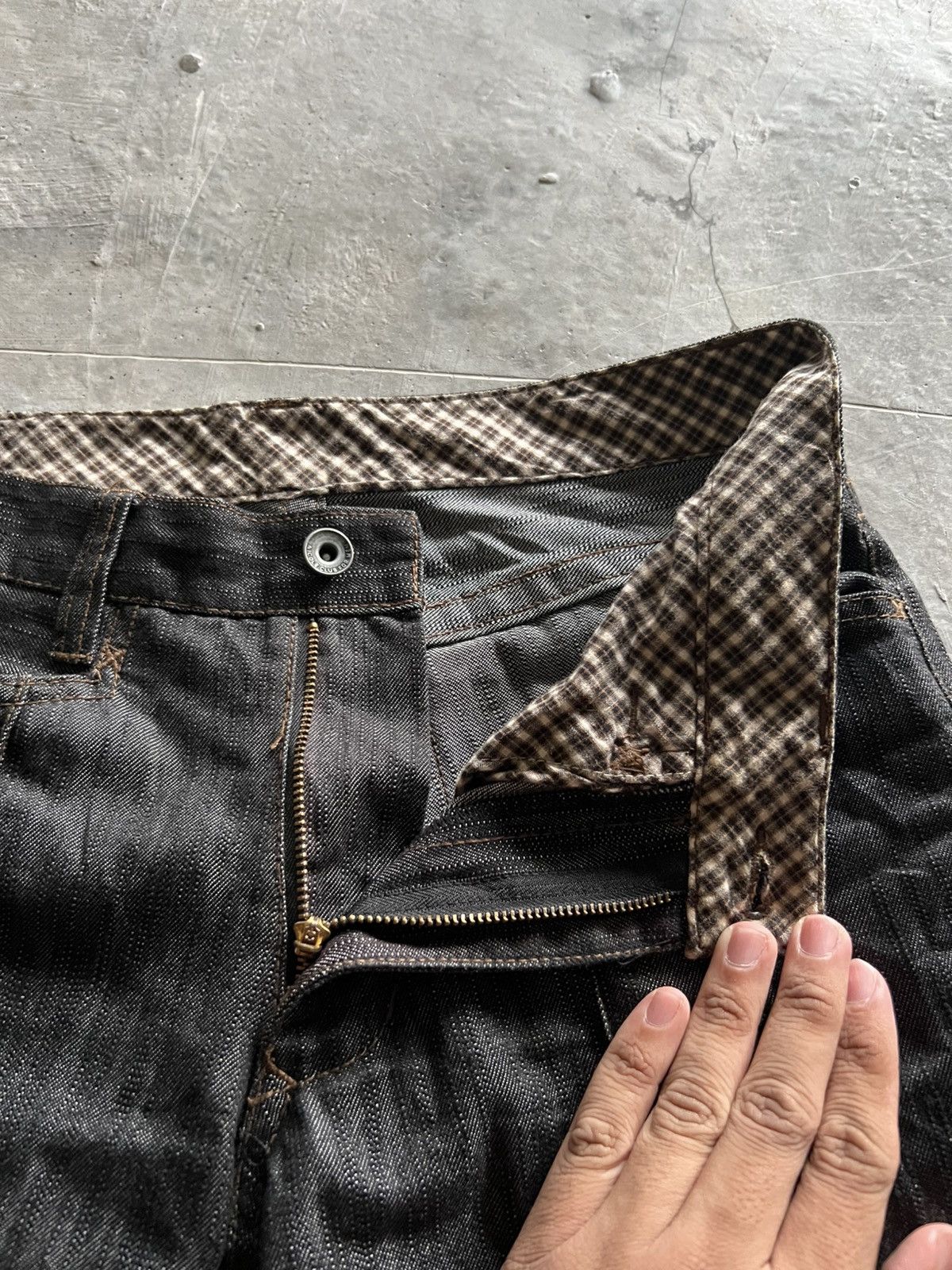 If Six Was Nine flare pleated nicole club for men denim rare design Size US 29 - 4 Thumbnail