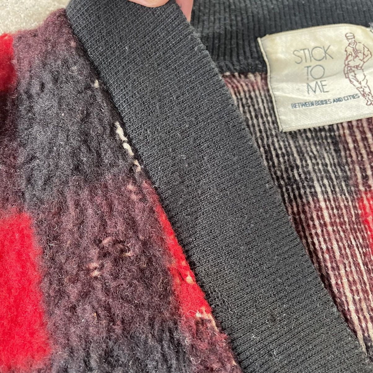 Japanese Brand 🔥🔥🇯🇵Stick To Me Olympic Berlin Red Tartan Crop Cardigans Size US M / EU 48-50 / 2 - 11 Thumbnail