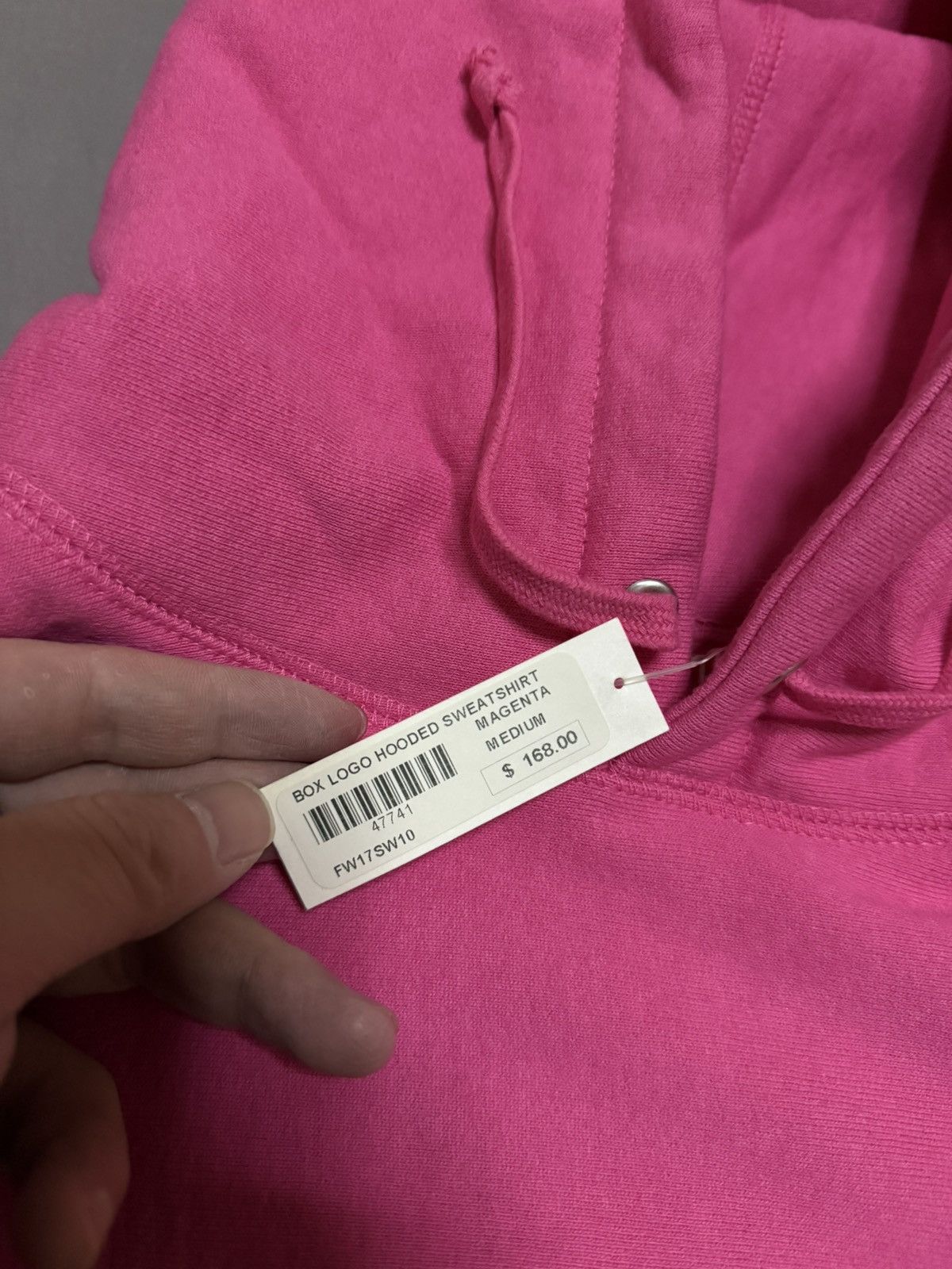 Supreme Supreme fw17 pale lime on pink magenta box logo hoodie Size US M / EU 48-50 / 2 - 5 Thumbnail